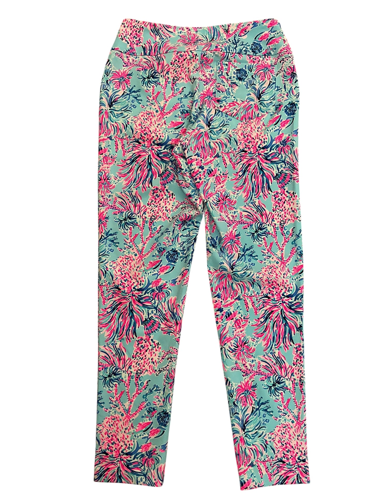 Lilly Pulitzer Luxletic Corso Pants Coral Me Crazy - Size 4