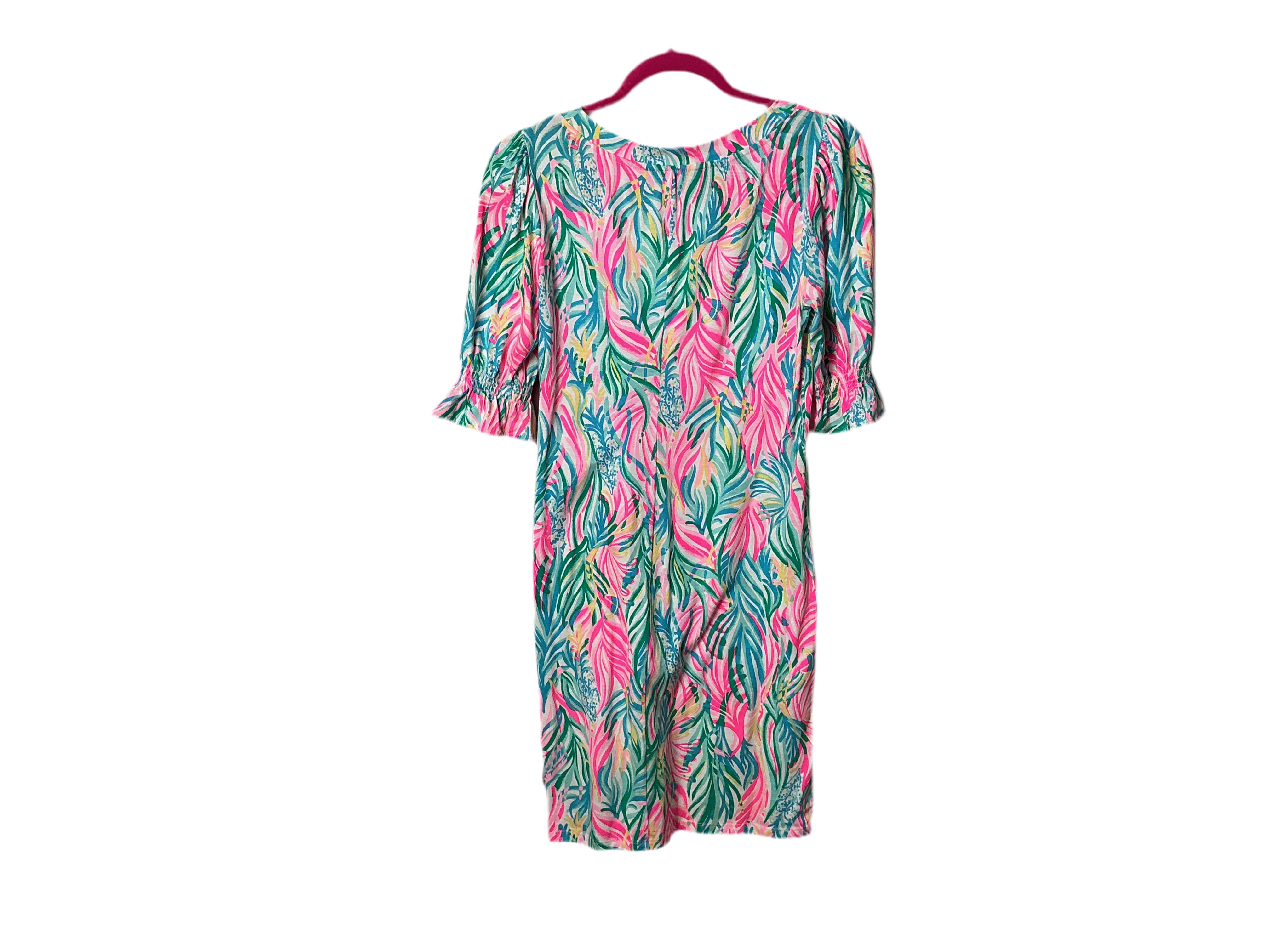 Lilly Pulitzer Adley Short Sleeve Mini Dress - Multi Sea Turtle Soiree - Size S