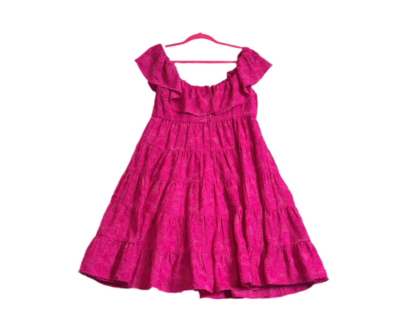 Lilly Pulitzer NWT - Emie Dress - Berry Soirée Chenille Clip Chiffon - Size 4