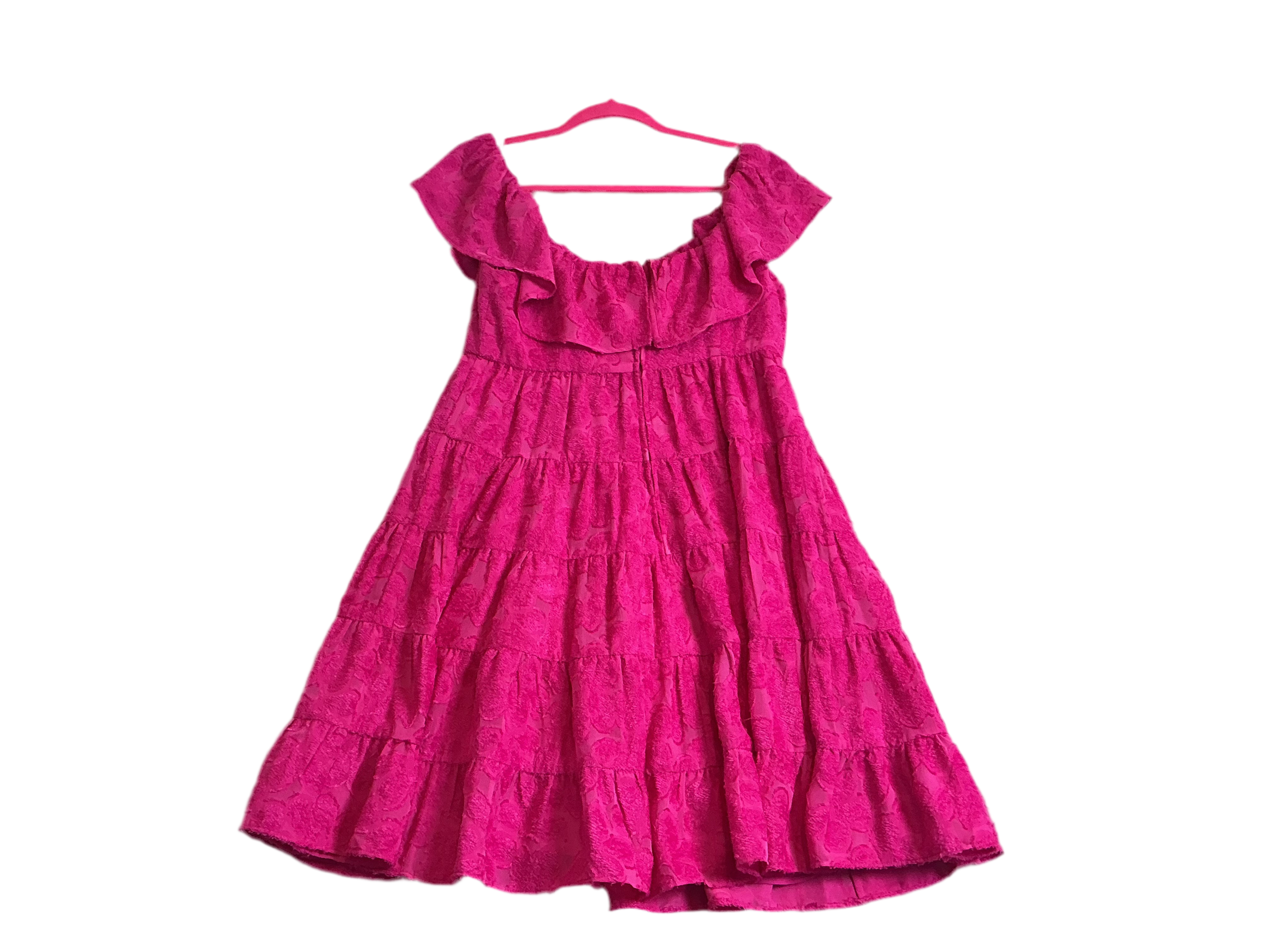 Lilly Pulitzer NWT - Emie Dress - Berry Soirée Chenille Clip Chiffon - Size 4