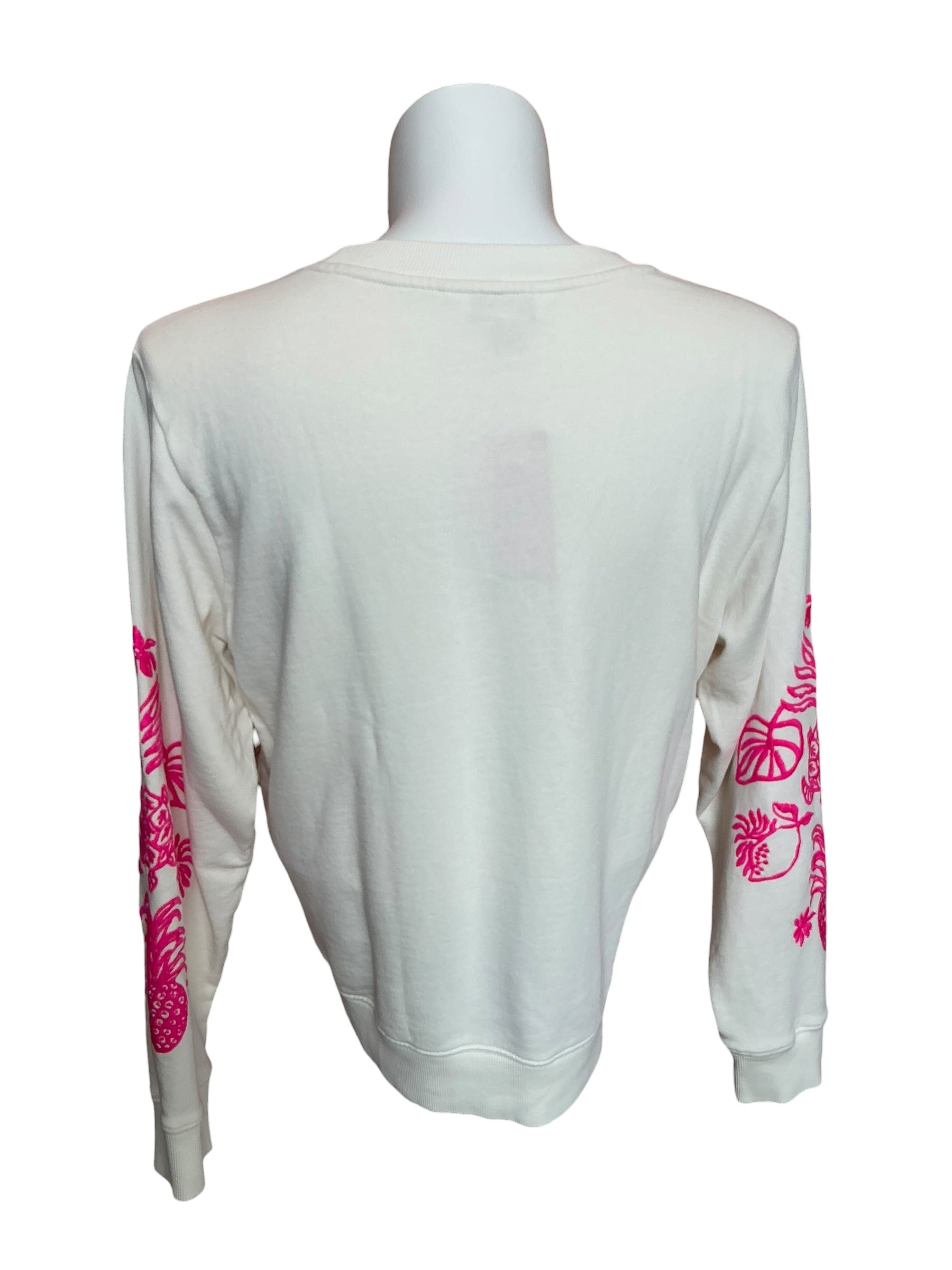 Lilly Pulitzer Ballad Long Sleeve Sweatshirt Pink Muse - Size S