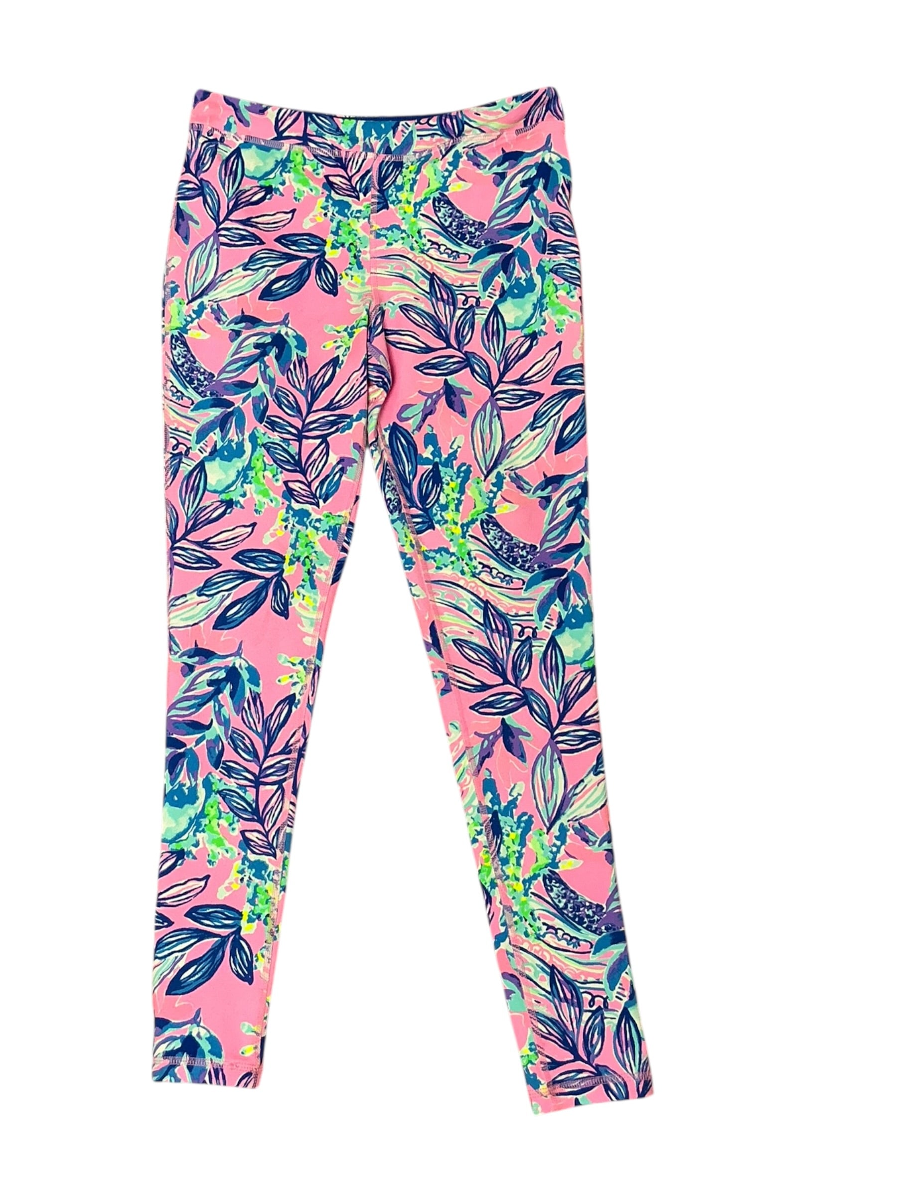 Lilly Pulitzer Weekender High Rise Crop Leggings - Lilac Rose Just A Little Jelly - Size XL