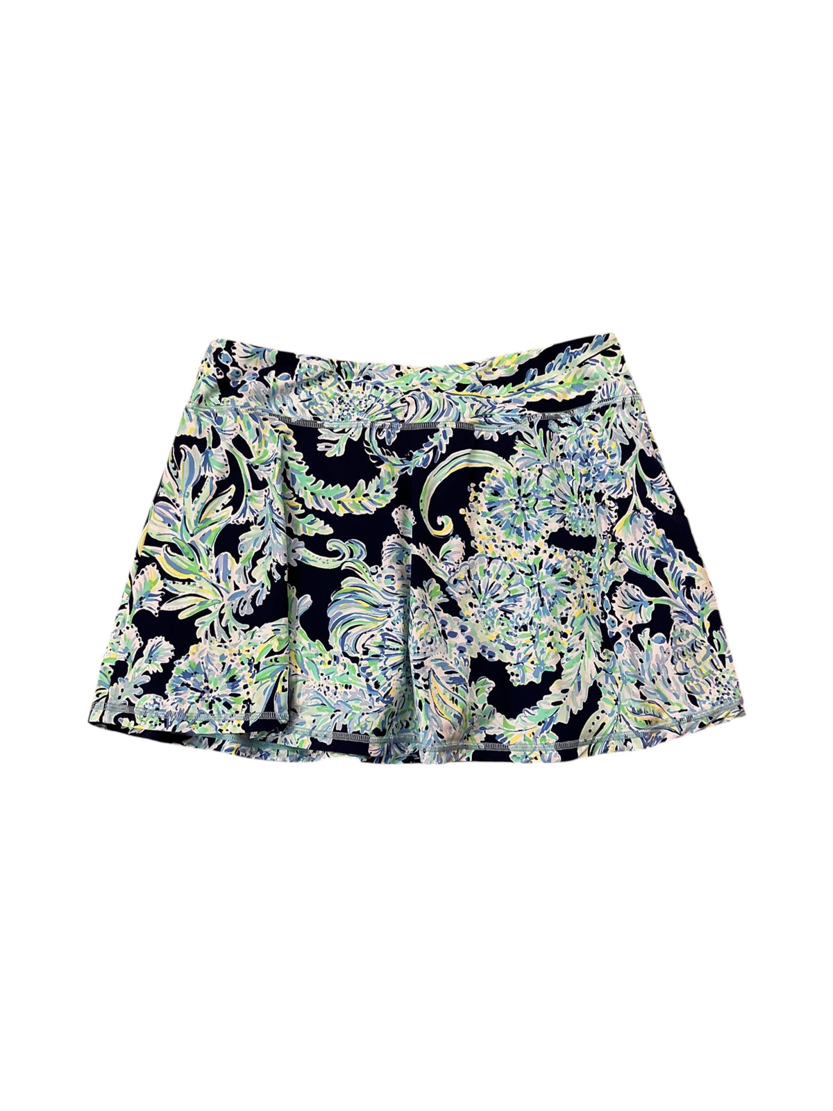 Lilly Pulitzer Luxletic Skort High Tide Navy Scuba Doo - Size M