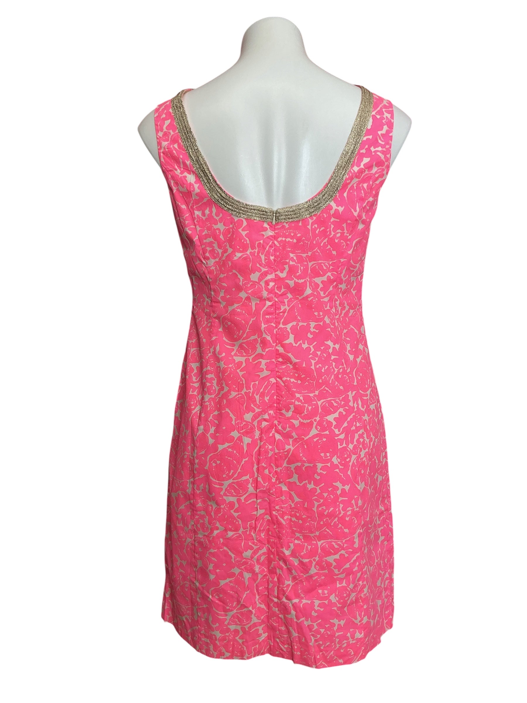 Lilly Pulitzer Janice Shift Dress Hotty Pink - Size 8