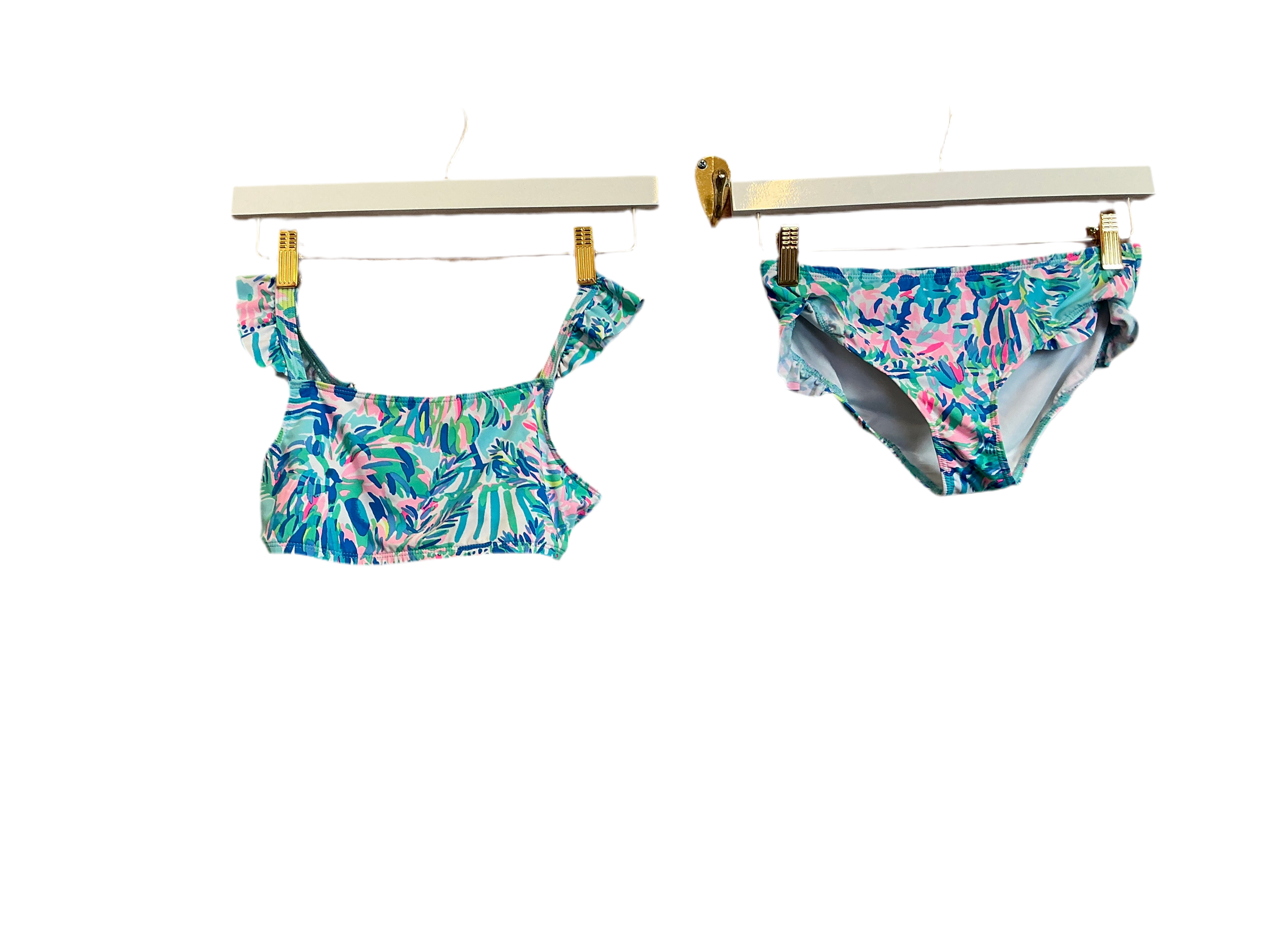 Lilly Pulitzer Kids 2 PC Bathing Suit - Size (Age 10)