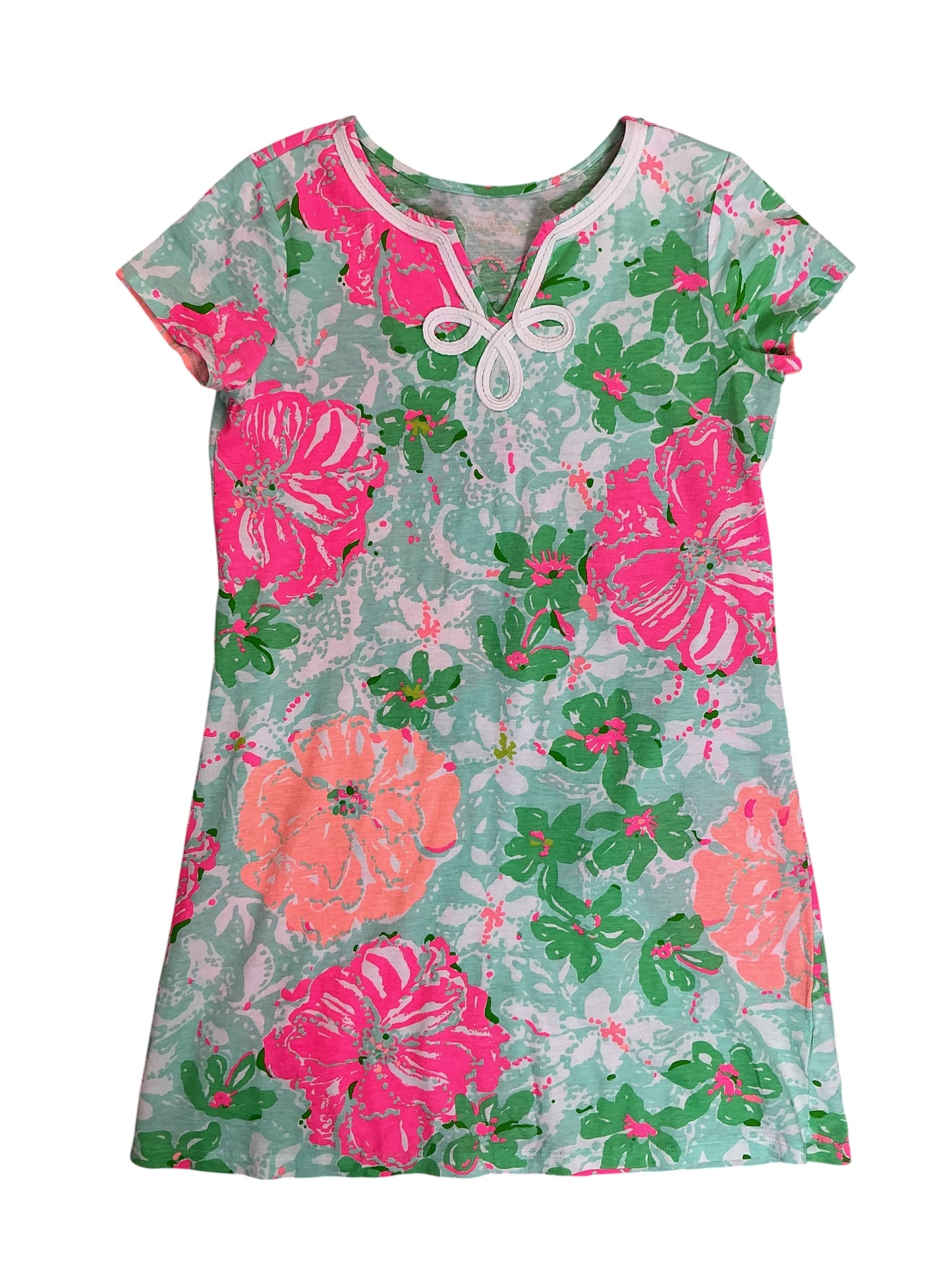 Lilly Pulitzer Kids Girls Mini Cody Dress Putting Green Poppyland - Size L