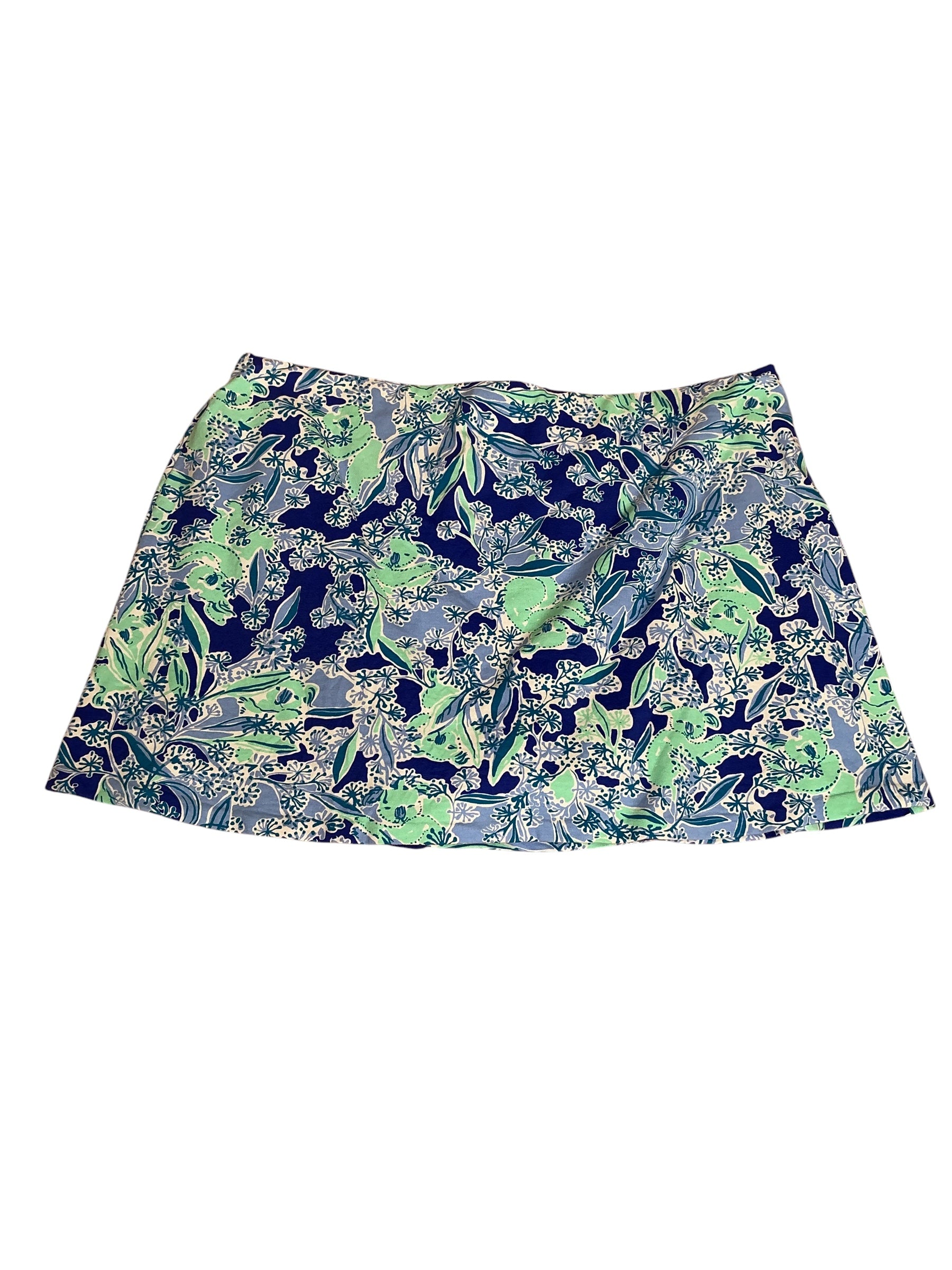 Lilly Pulitzer Madison Skort Blue Green Koala - Size XL