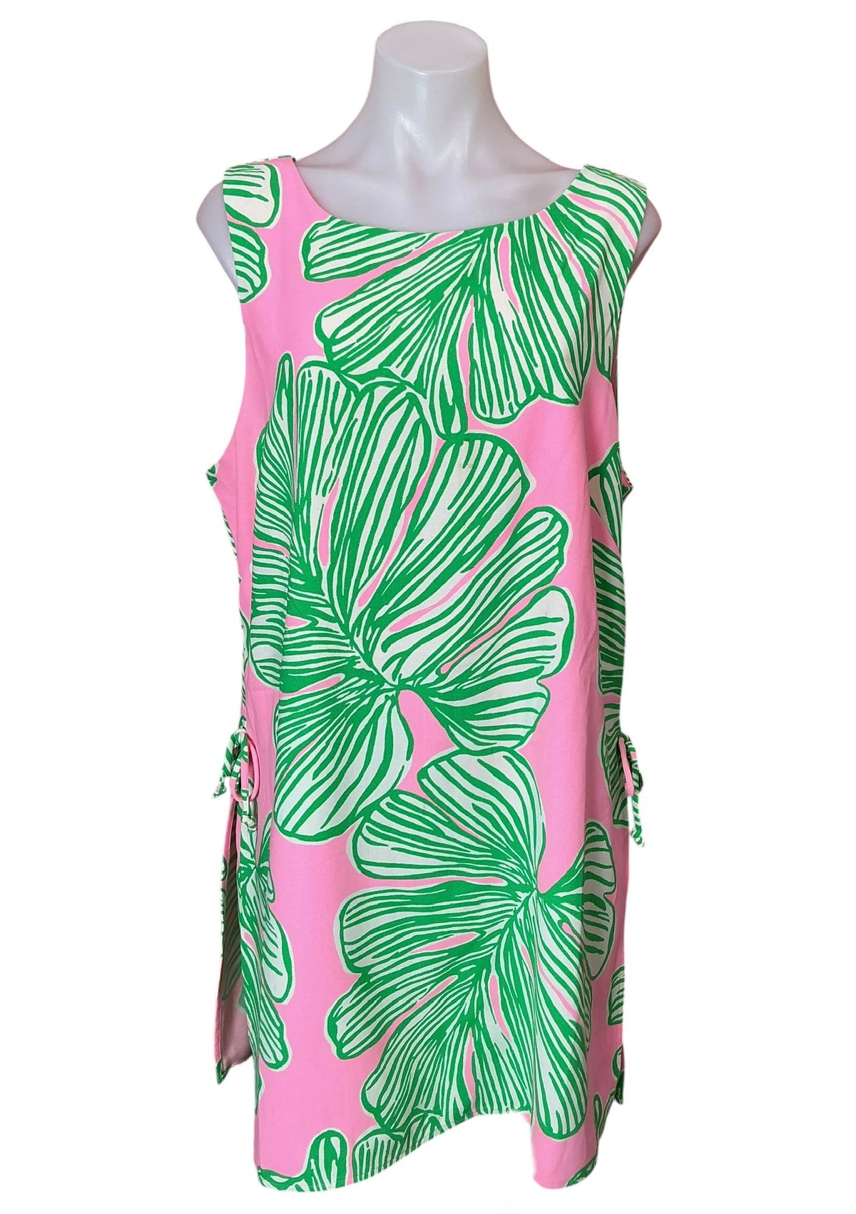 Lilly Pulitzer Ross Shift Dress Mandevilla Baby Who Let The Fronds Out - Size 16