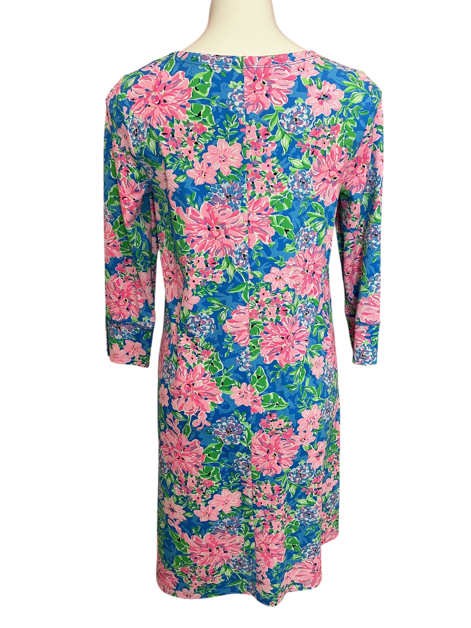 Lilly Pulitzer NWT Solia ChillyLilly UPF 50+ Dress Multi Spring In Your Step - Size M