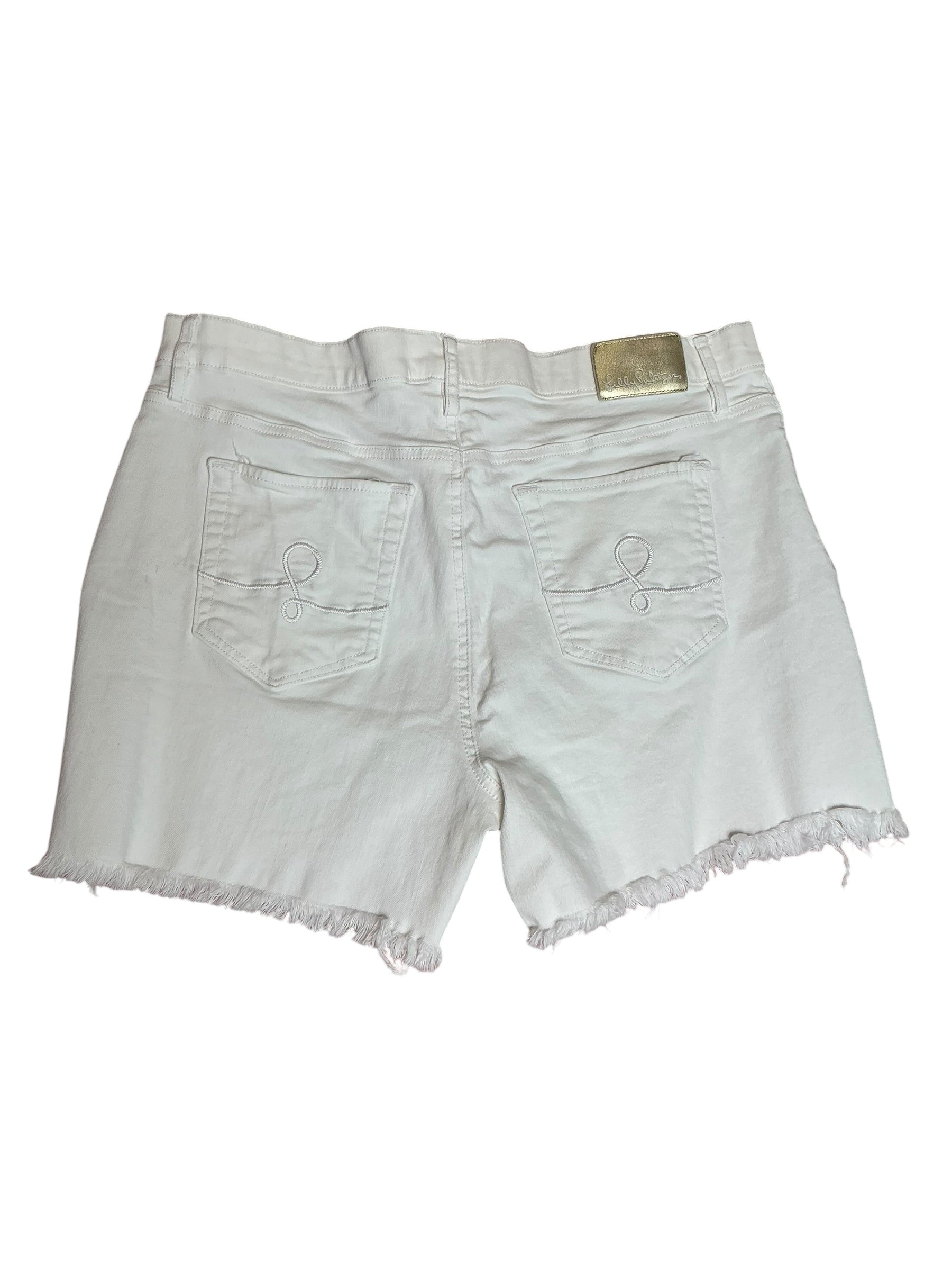 Lilly Pulitzer Jennica High Rise Short Resort White - Size 12