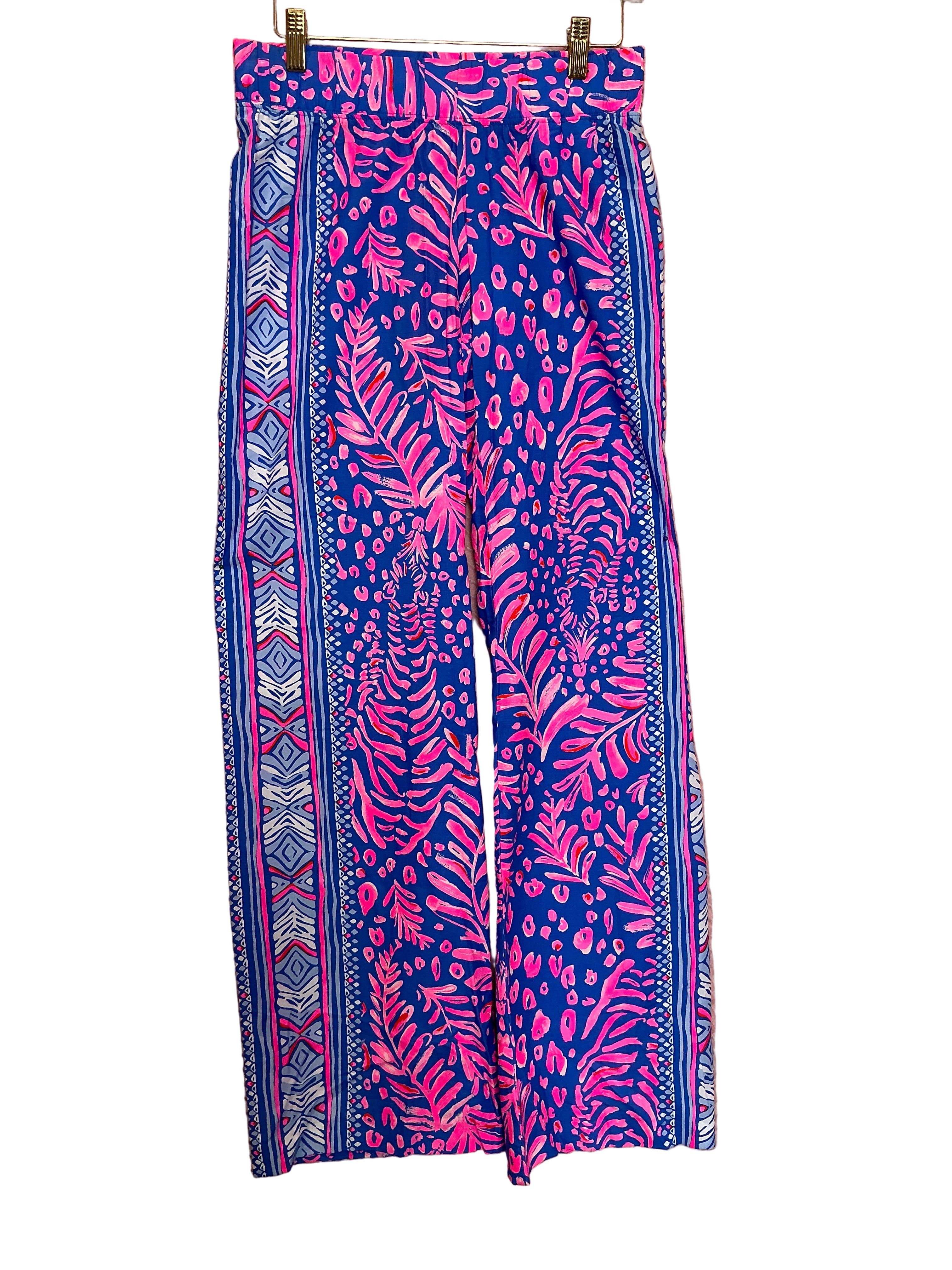 Lilly Pulitzer - NWT - Bal Harbour  Palazzo Pant - Pundy Blue - La Zebra - Size XS