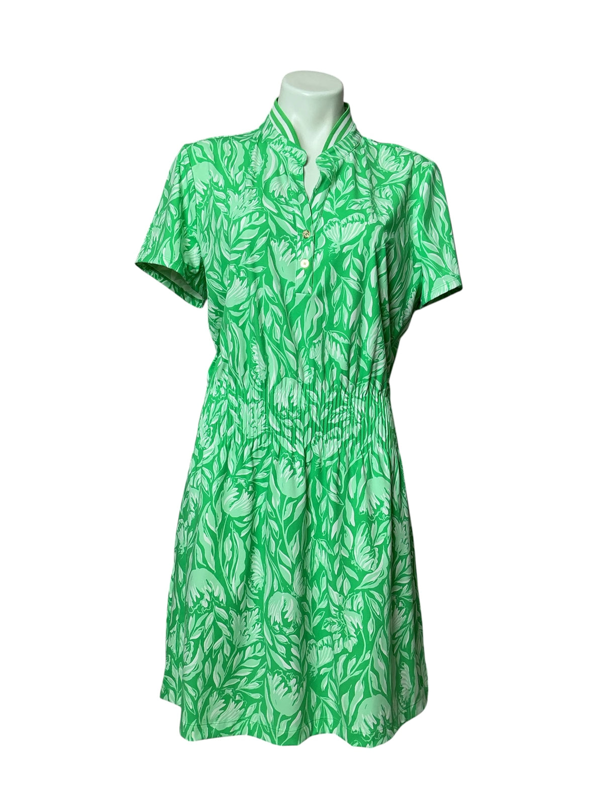 Lilly Pulitzer Luxletic Active Dress Fauna Green Tulip to Tango - Size XL