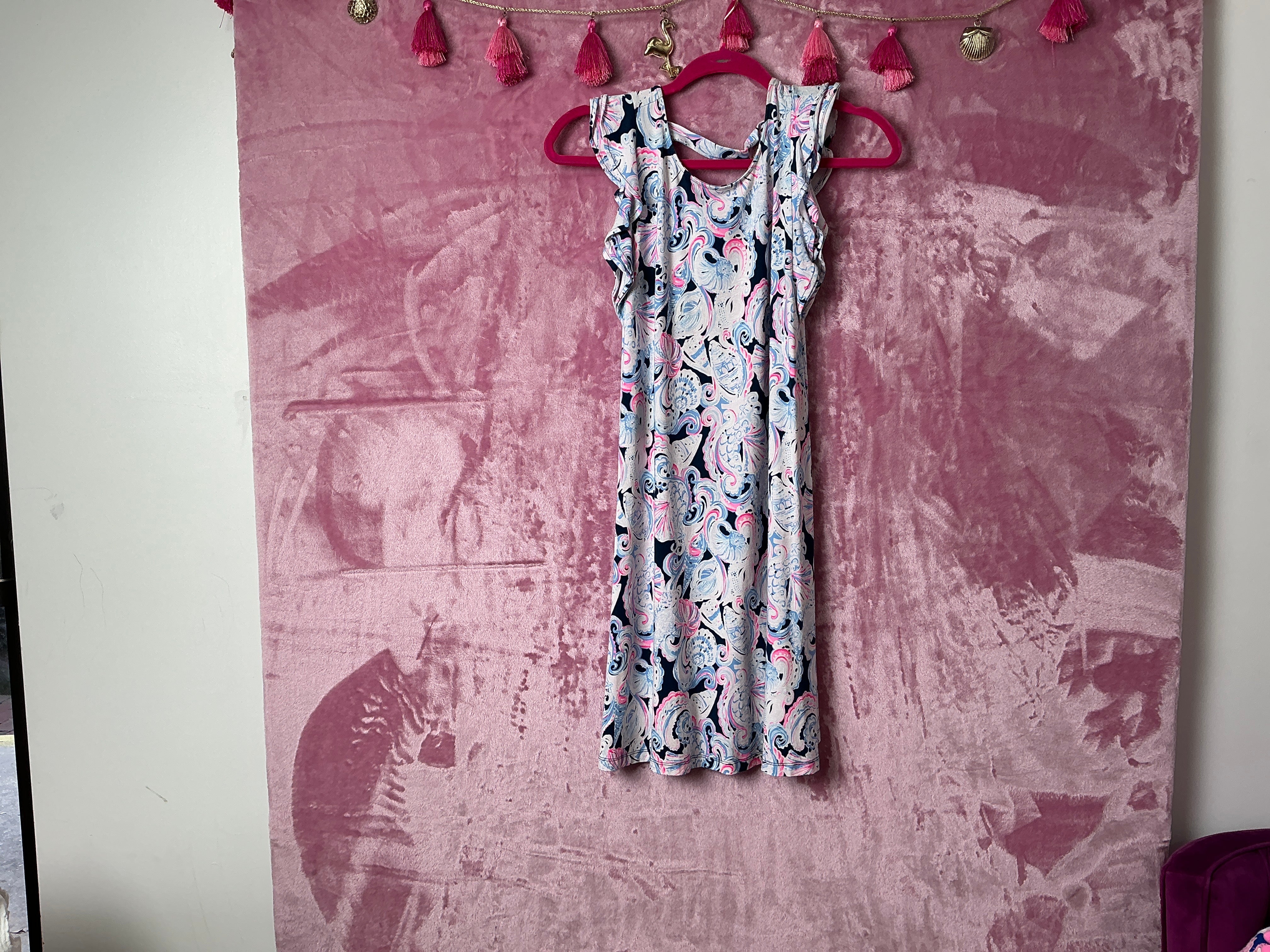 Lilly Pulitzer Dani Dress - High Tide Navy It's For Shore Dress - Size XS