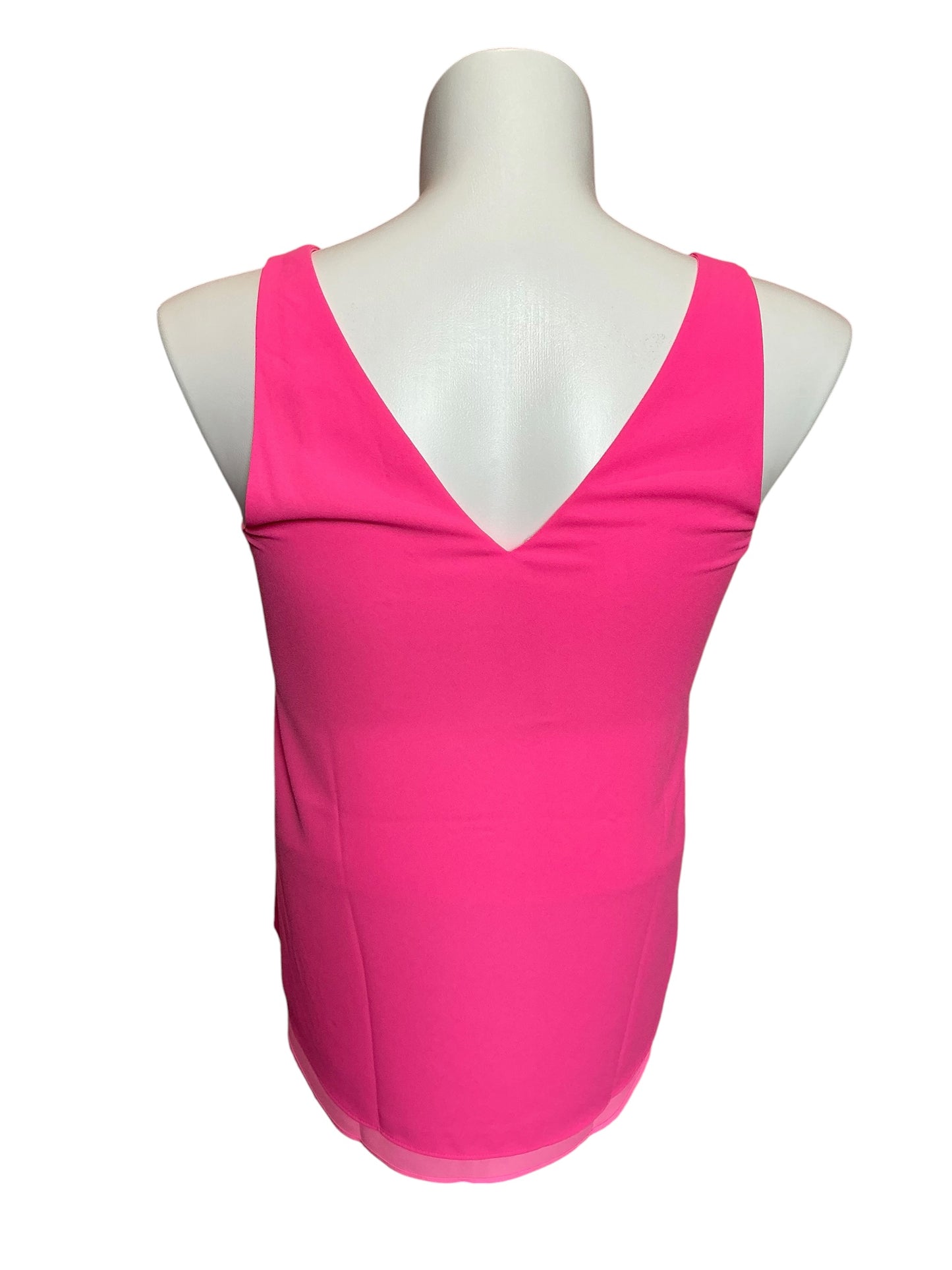 Lilly Pulitzer Florin V-Neck Top Boca Pink - Size S