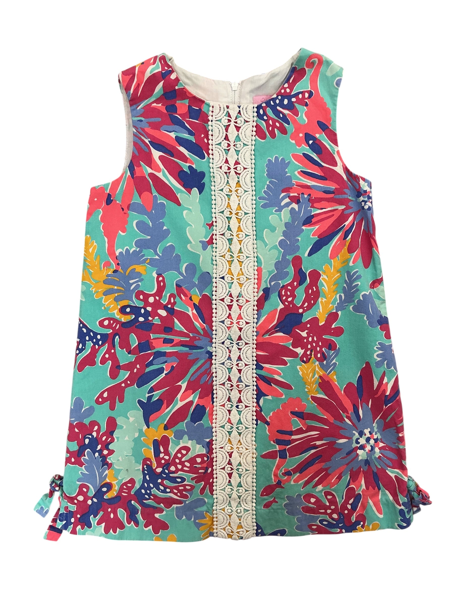 Lilly Pulitzer Girls Kids Little Lilly Classic Shift Dress Trippin And Sippin - Size 5