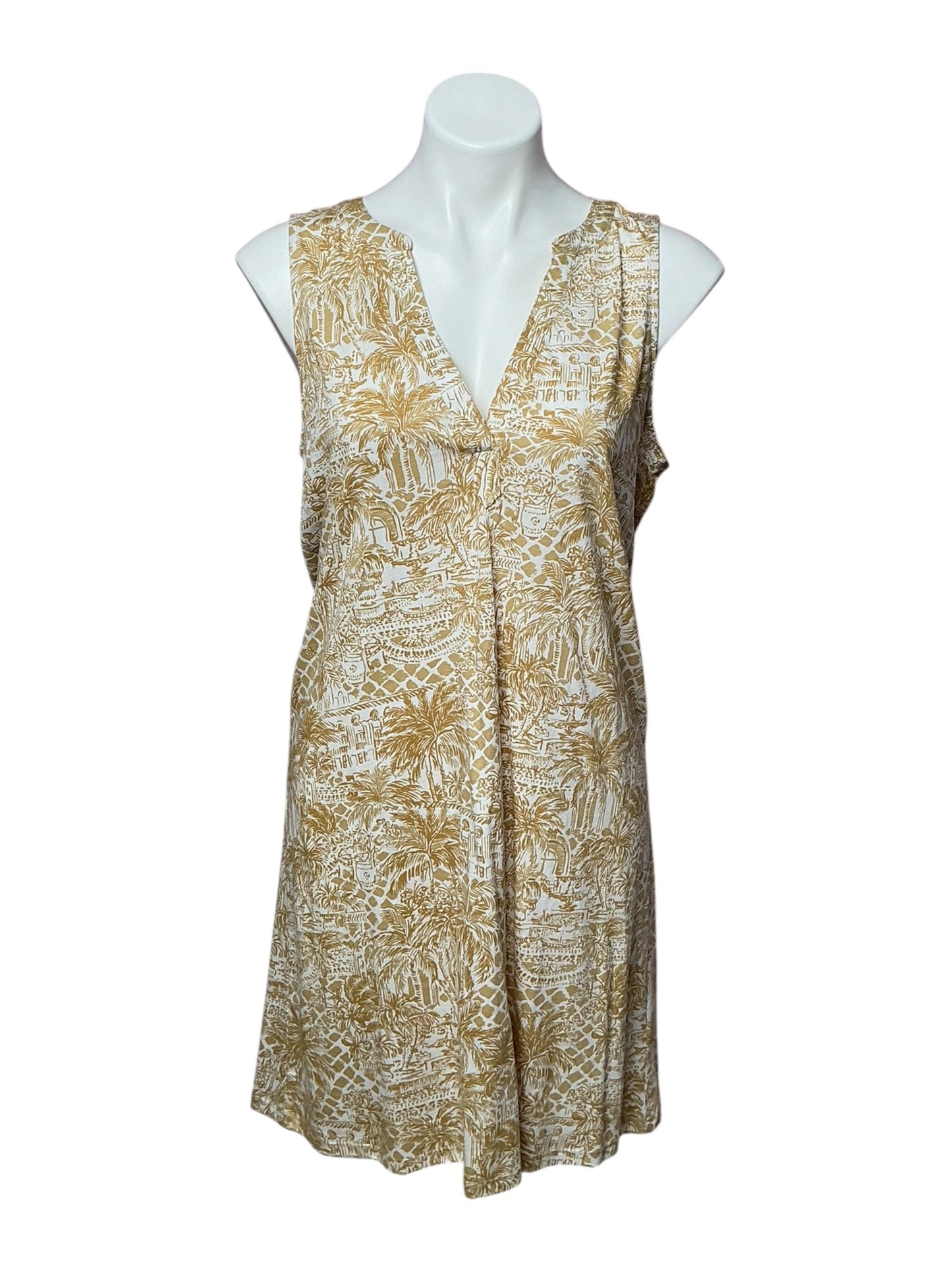Lilly Pulitzer Dev Dress Sand Bar Palm Beach Paradise - Size M