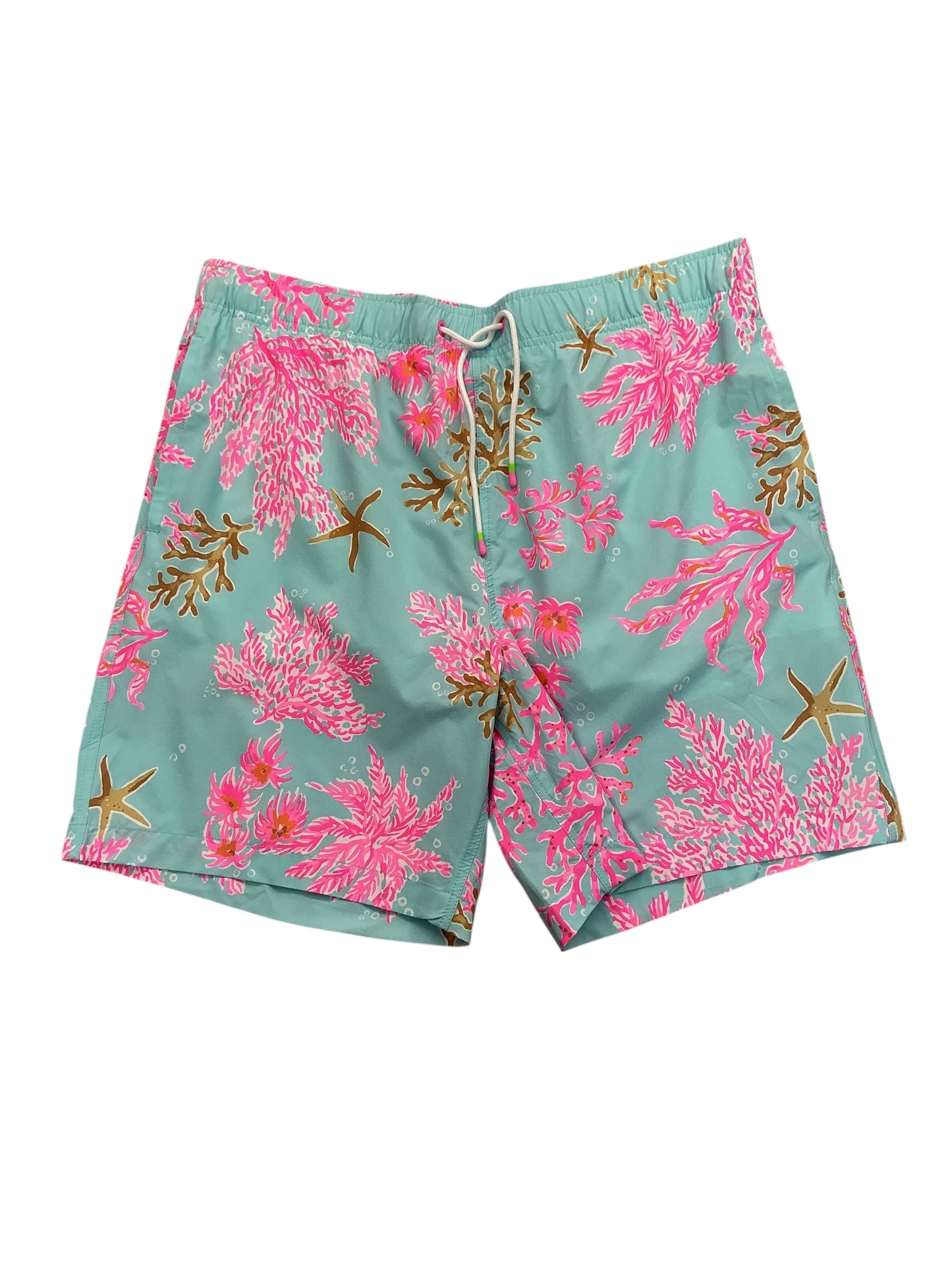 Lilly Pulitzer NWT Mens Stuff Del Lago SW Multi Royal Coral - Size XL