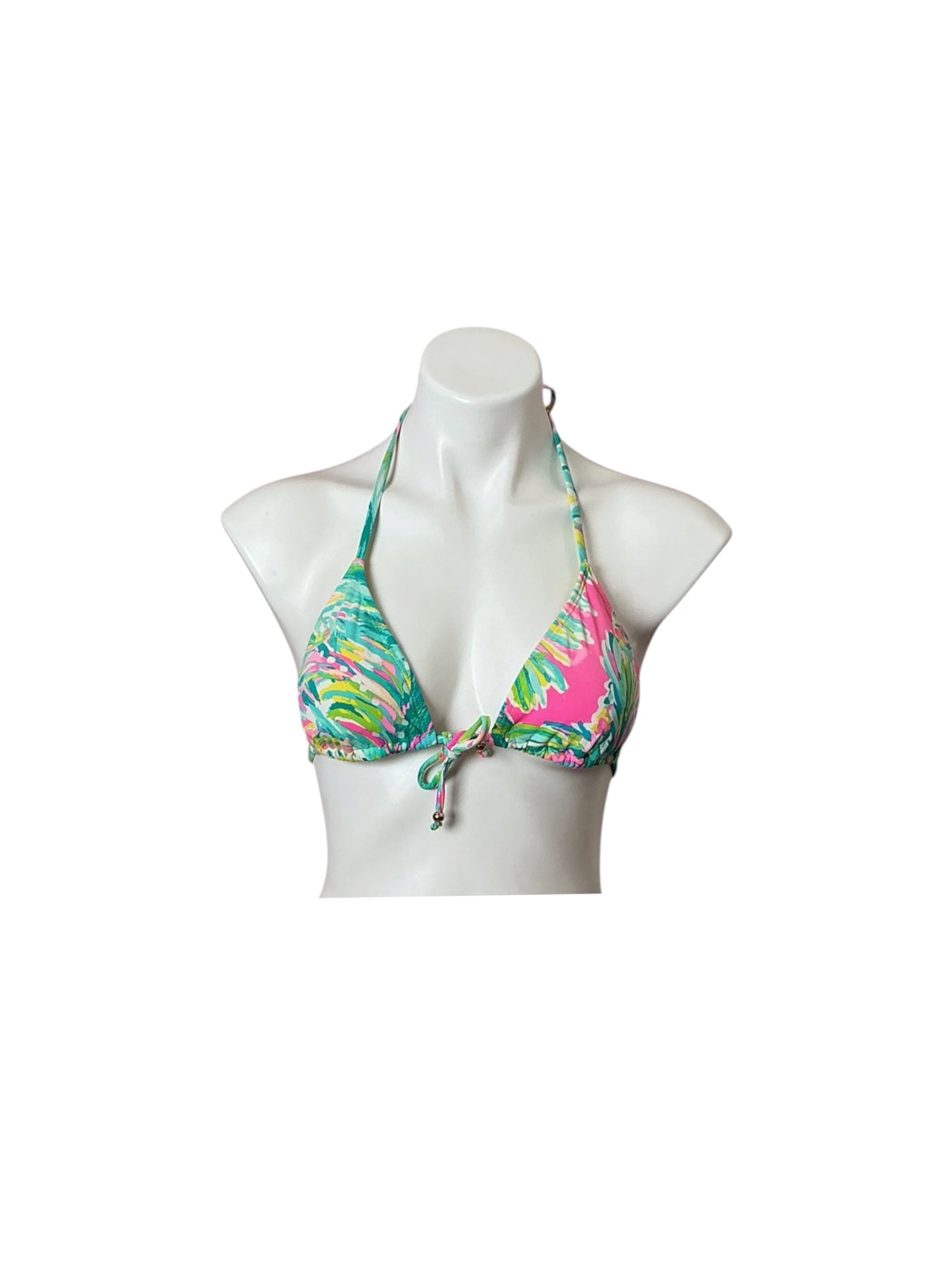 Lilly Pulitzer Tropic String Bikini Top Shady Lady Swim - Size 4