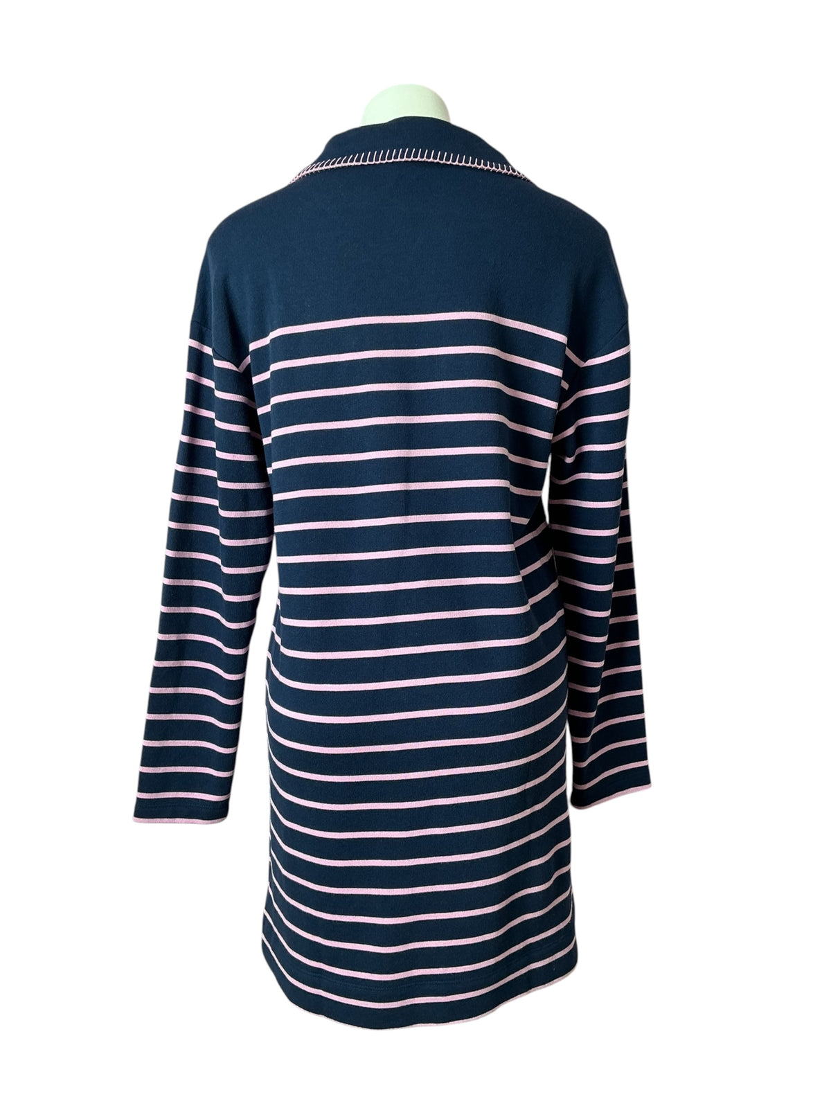 Lilly Pulitzer Corvaya Terry Dress Low Tide Navy Legacy Stripe - Size S