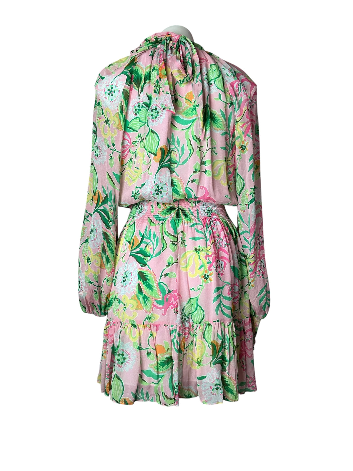 Lilly Pulitzer Ellielynn Long Sleeve Dress Multi Via Amore Spritzer - Size 6