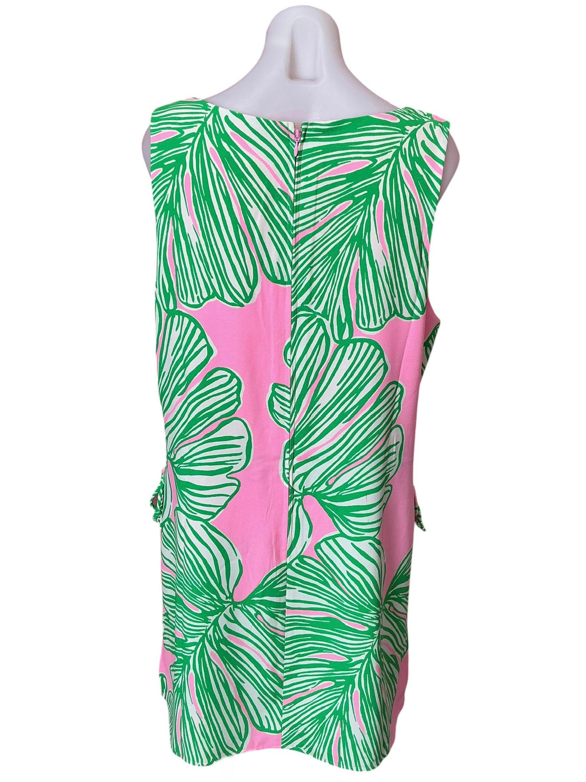 Lilly Pulitzer Ross Shift Dress Mandevilla Baby Who Let The Fronds Out - Size 16