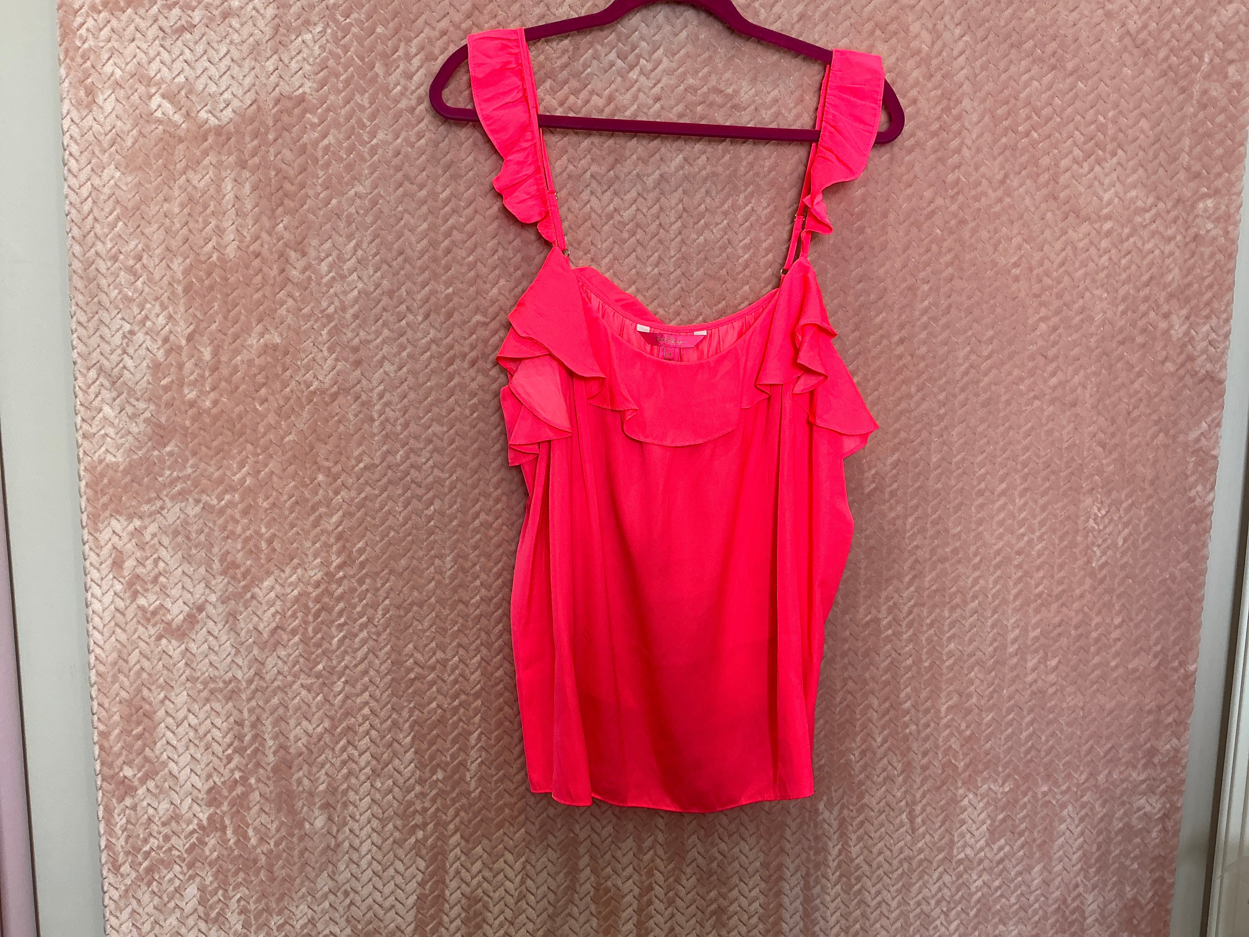 Lilly Pulitzer Top NWT - Cailee Top - Love Potion Pink - Size XL