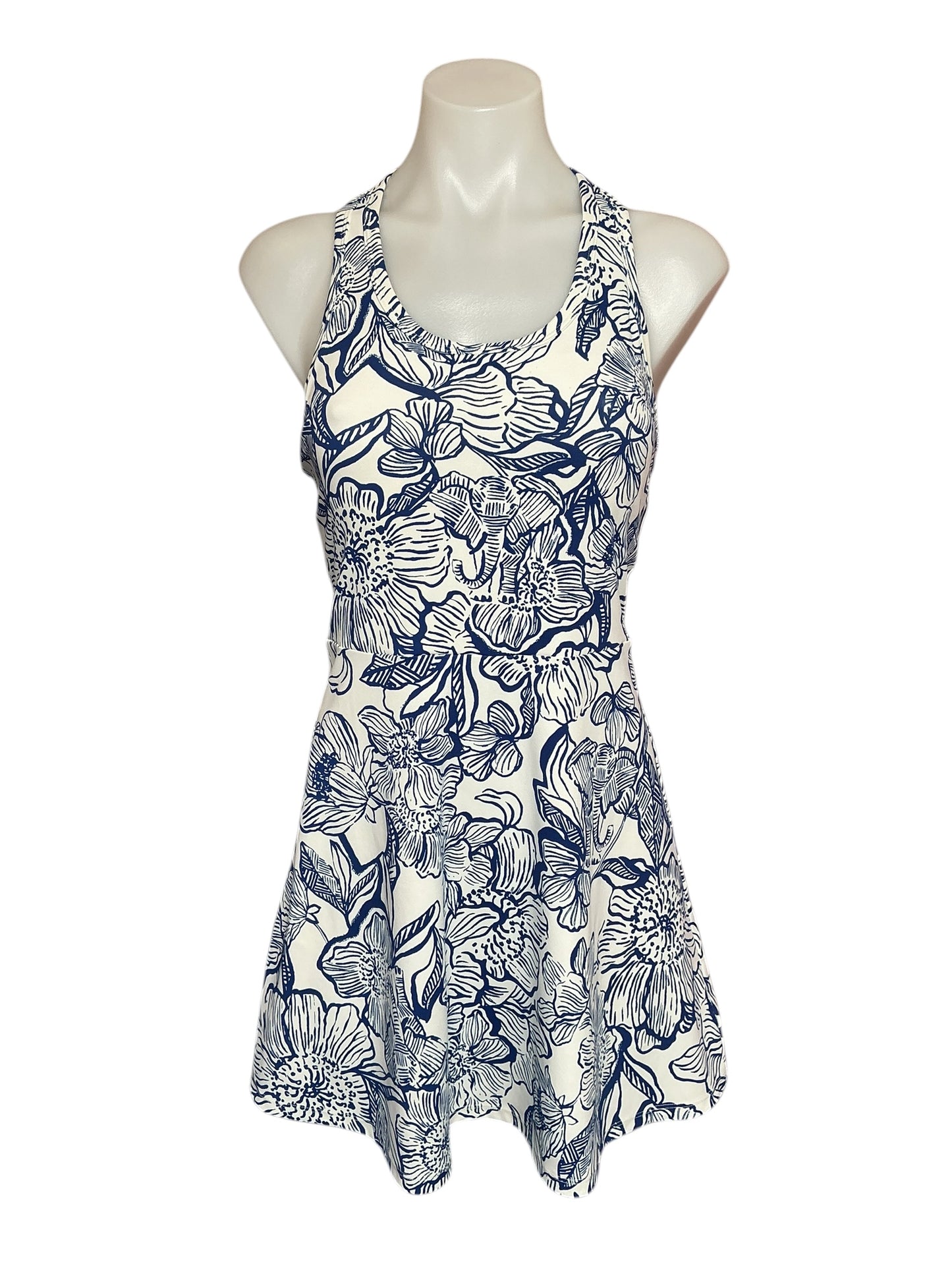 Lilly Pulitzer Forehand Active Dress UPF 50+ - Coconut Unforgettable - Size XXS