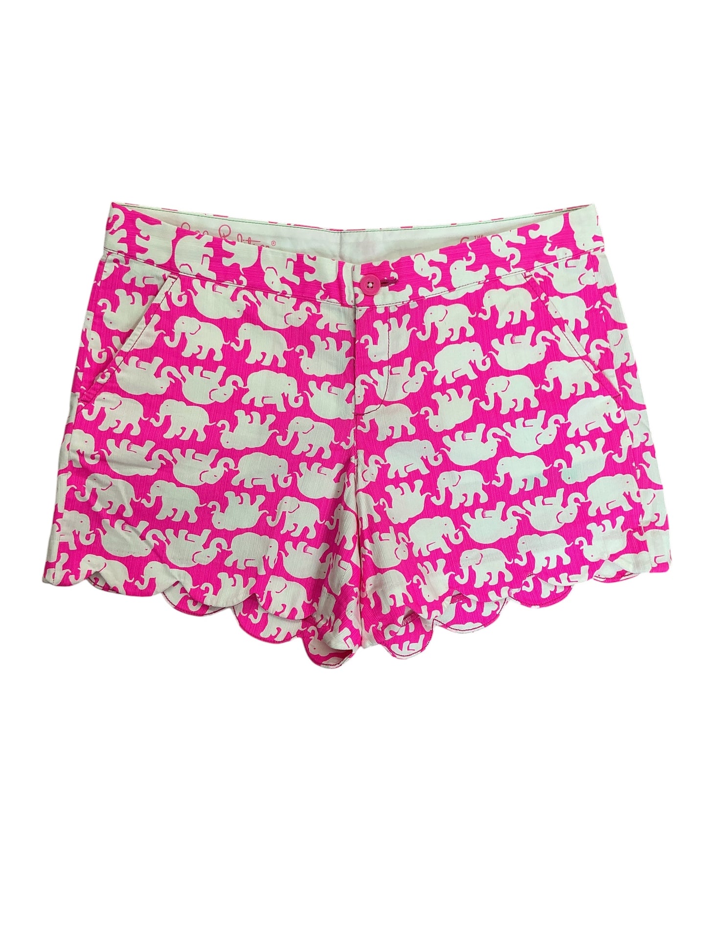 Lilly Pulitzer Buttercup Shorts Pop Pink Tusk In Sun Medium - Size 6
