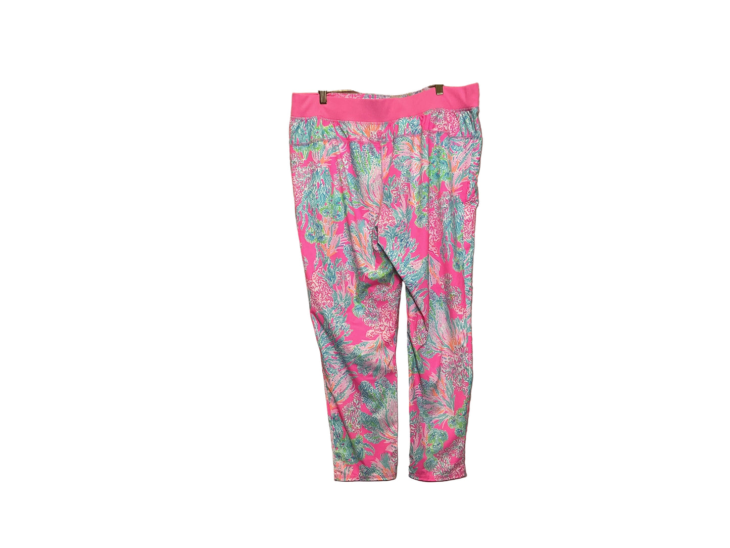 Lilly Pulitzer Run Around Pants Prosecco Pink Seaing Things - Size XL