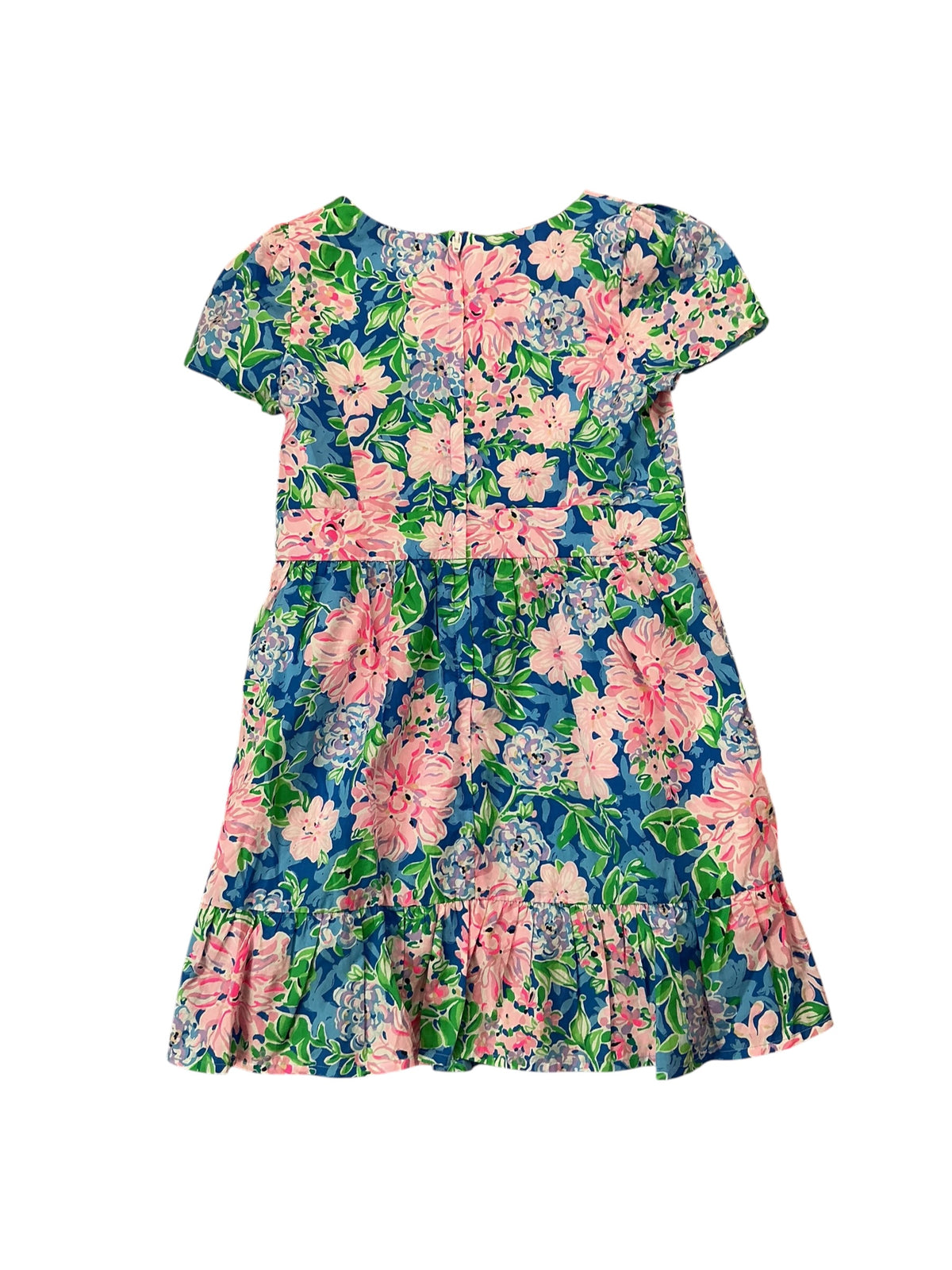 Lilly Pulitzer Girls Alexandra Dress Multi Spring In Your Step - Size 6