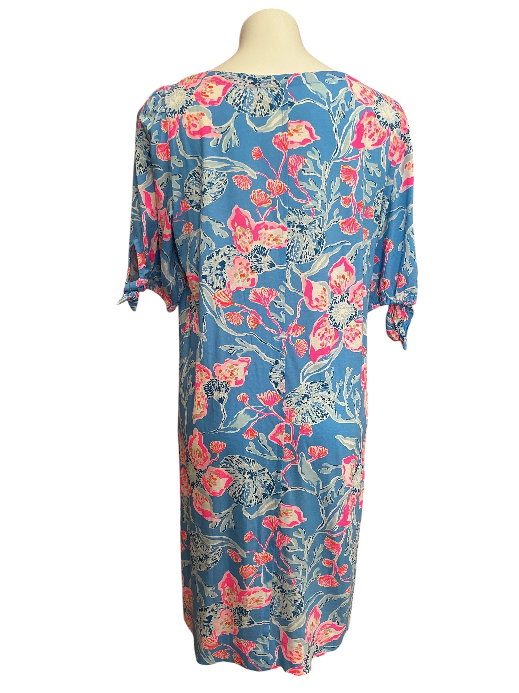 Lilly Pulitzer Easley T Shirt Dress Multi Bahamian Rhapsody - Size L