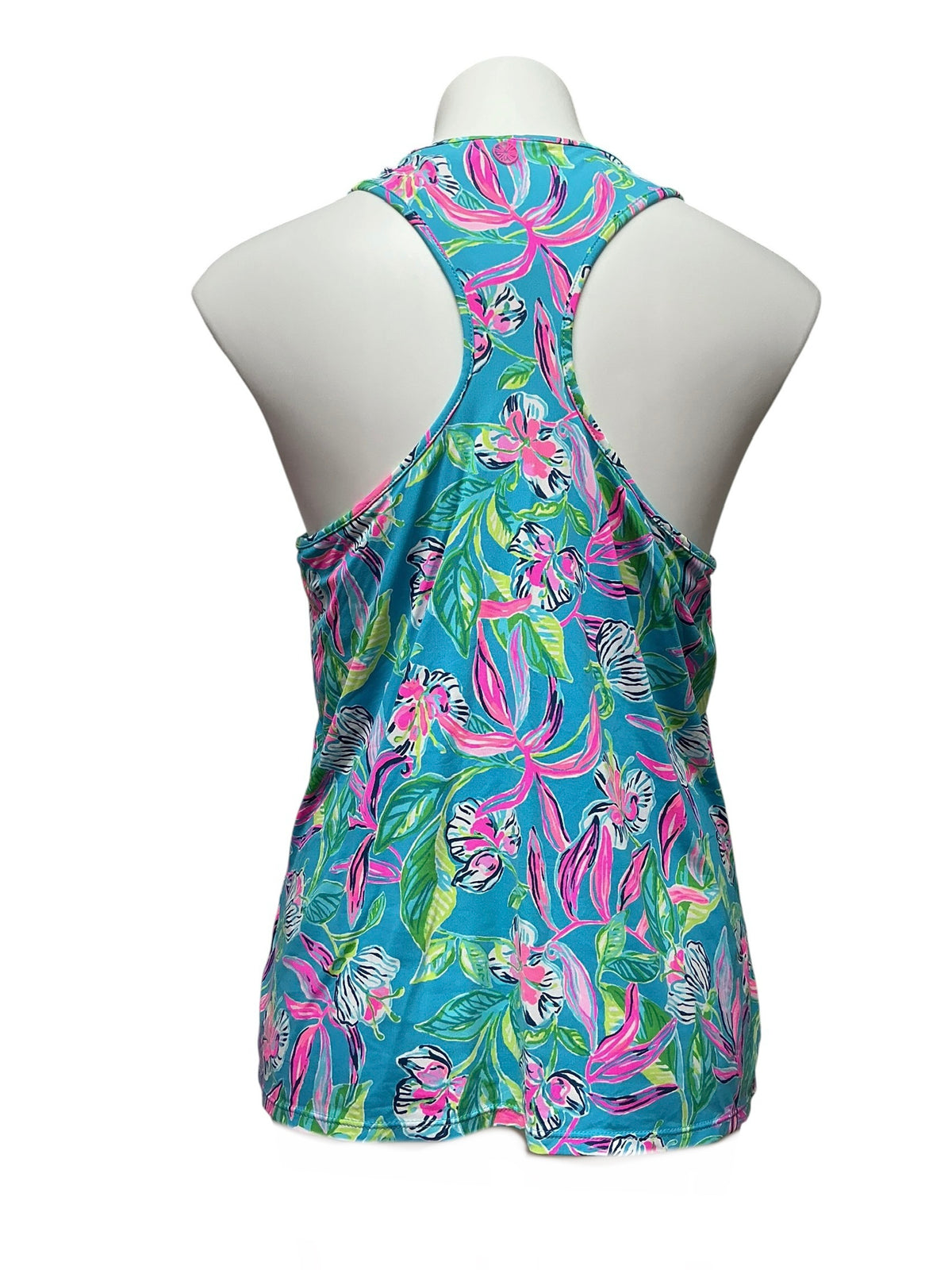 Lilly Pulitzer Lxuletic Mina Bra Tank Keep On Beleafing - Size XL