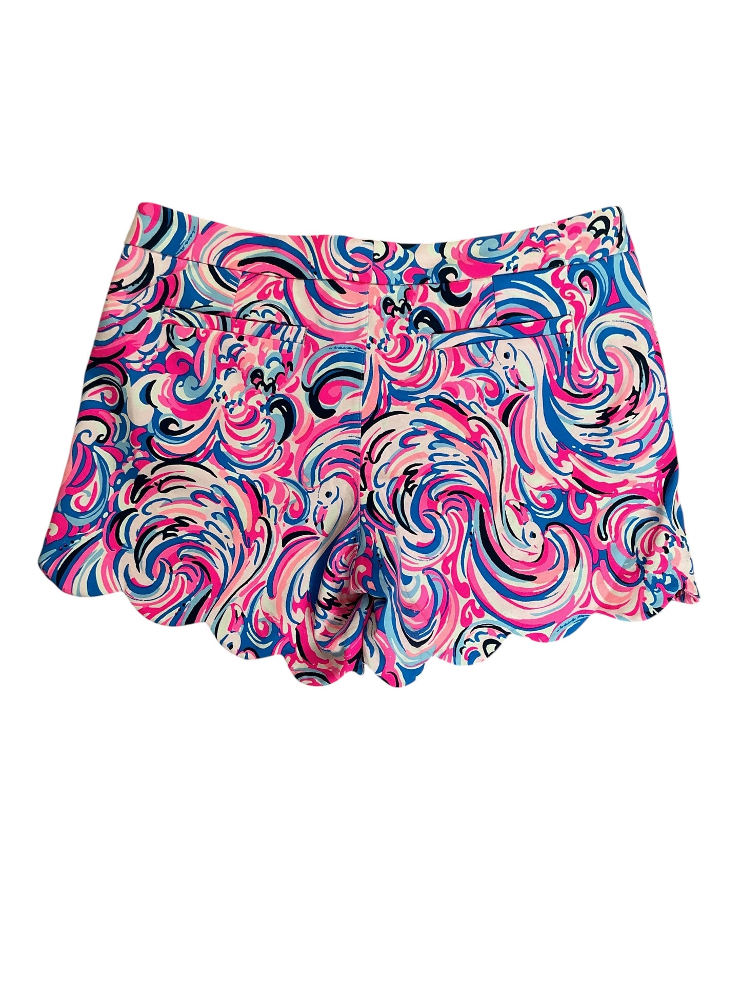 Lilly Pulitzer NWT Buttercup Knit Shorts Raz Berry Flamingoals - Size 8