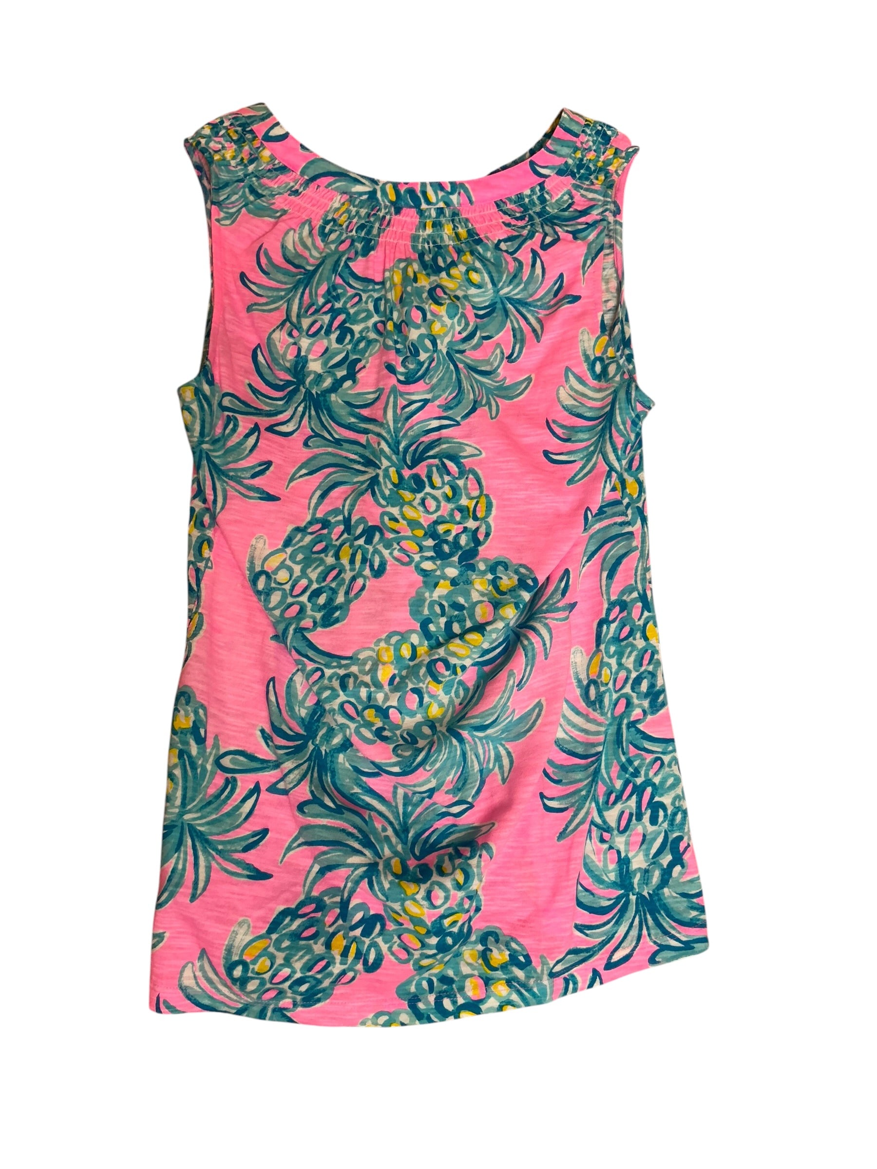 Lilly Pulitzer Essie Top Pelican Pink Beat The Heat - Size XS