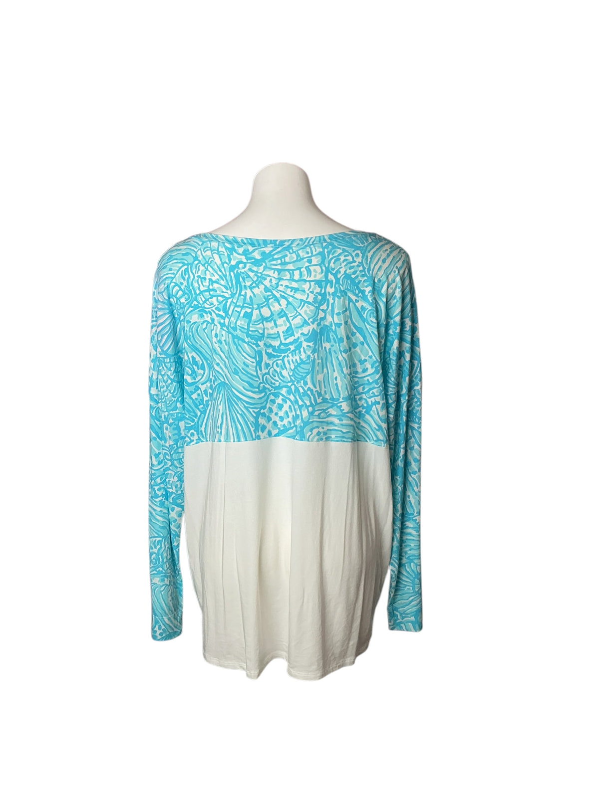 Lilly Pulitzer NWT Finn Top Succulent BL Sea Cups - Size XXL