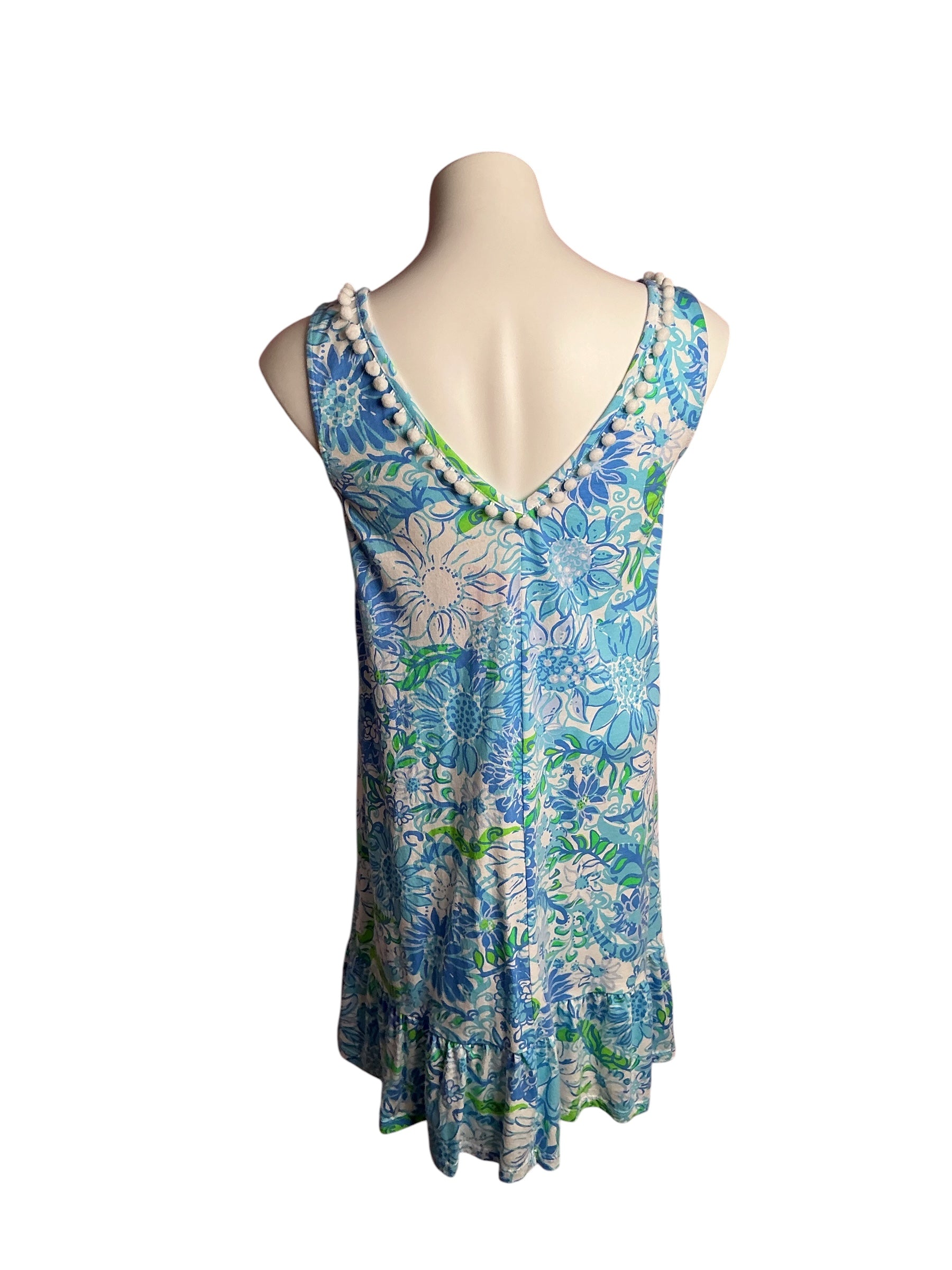Lilly Pulitzer- Camilla Swing Dress Frenchie Blue Suns Out Size S