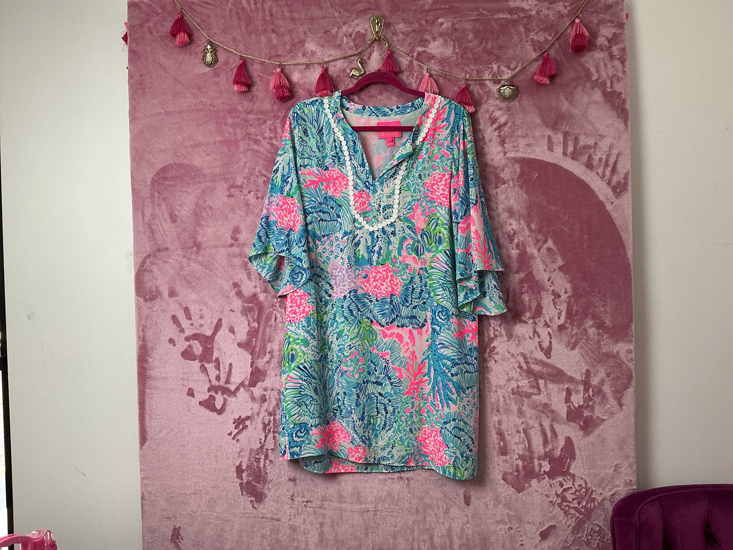 Lilly Pulitzer NWT Delancey Dress Sink Or Swim  - Size S