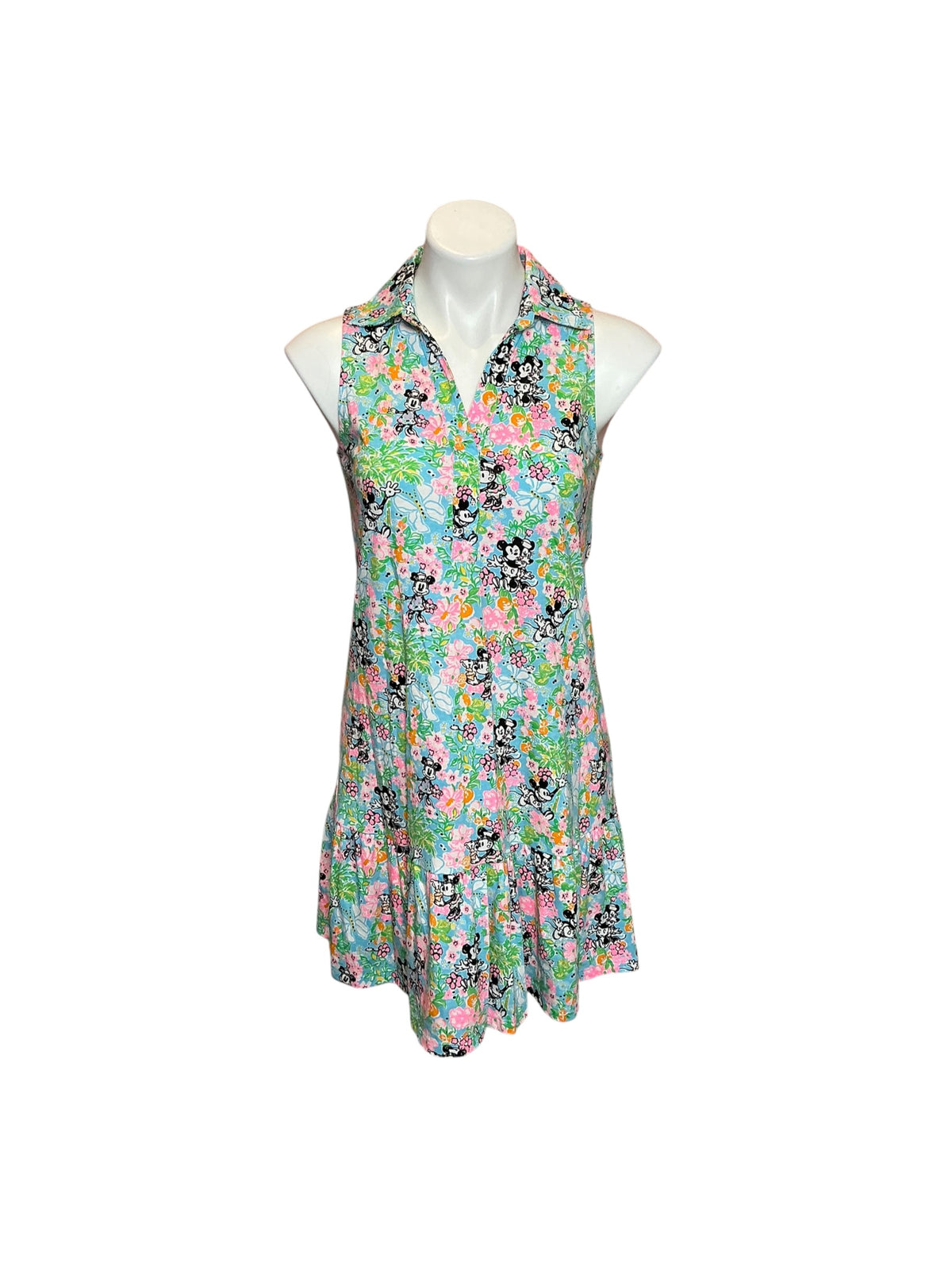 Lilly Pulitzer Riegan Dress Lilly Hearts Disney - Size XXS