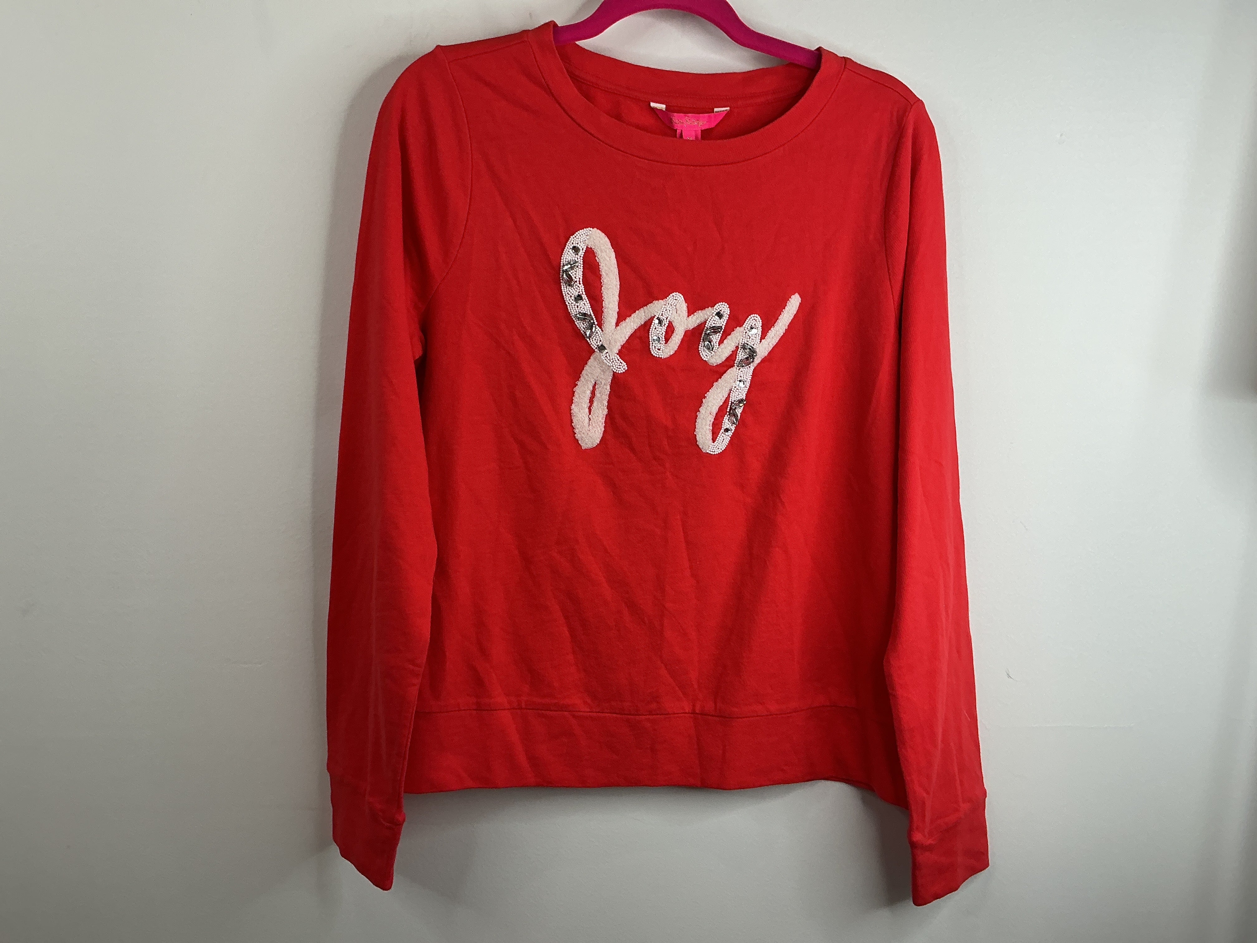 Lilly Pulitzer NWT Rami Sweatshirt Coconut Joy Graphic - Size M