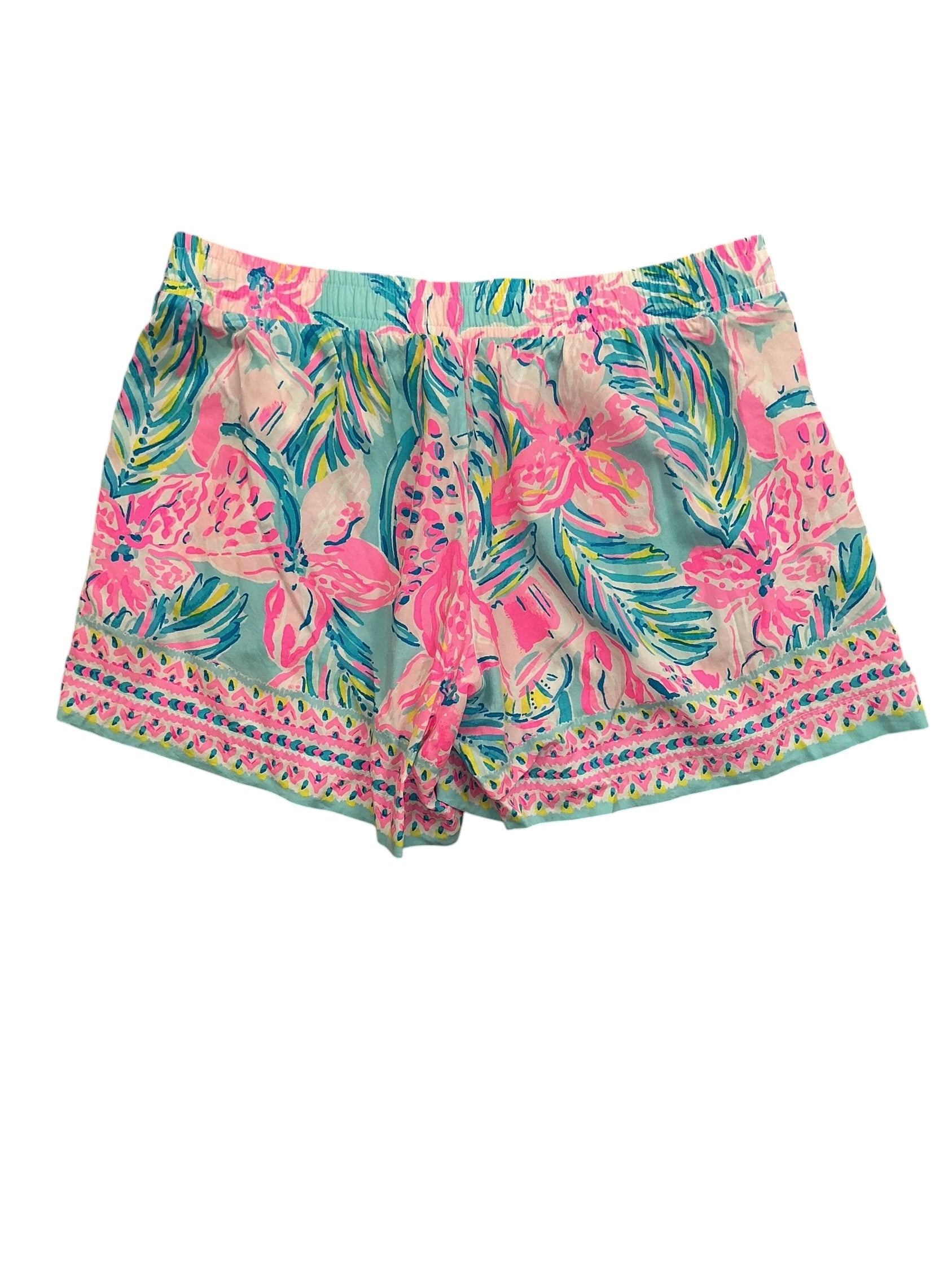 Lilly Pulitzer Katia Shorts Blue Ibiza Gimme The Juice - Size S