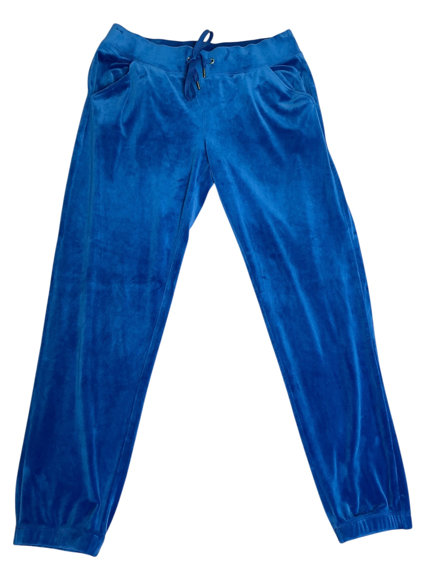 Lilly Pulitzer Mallie Velour Pants Royal Blue - Size M