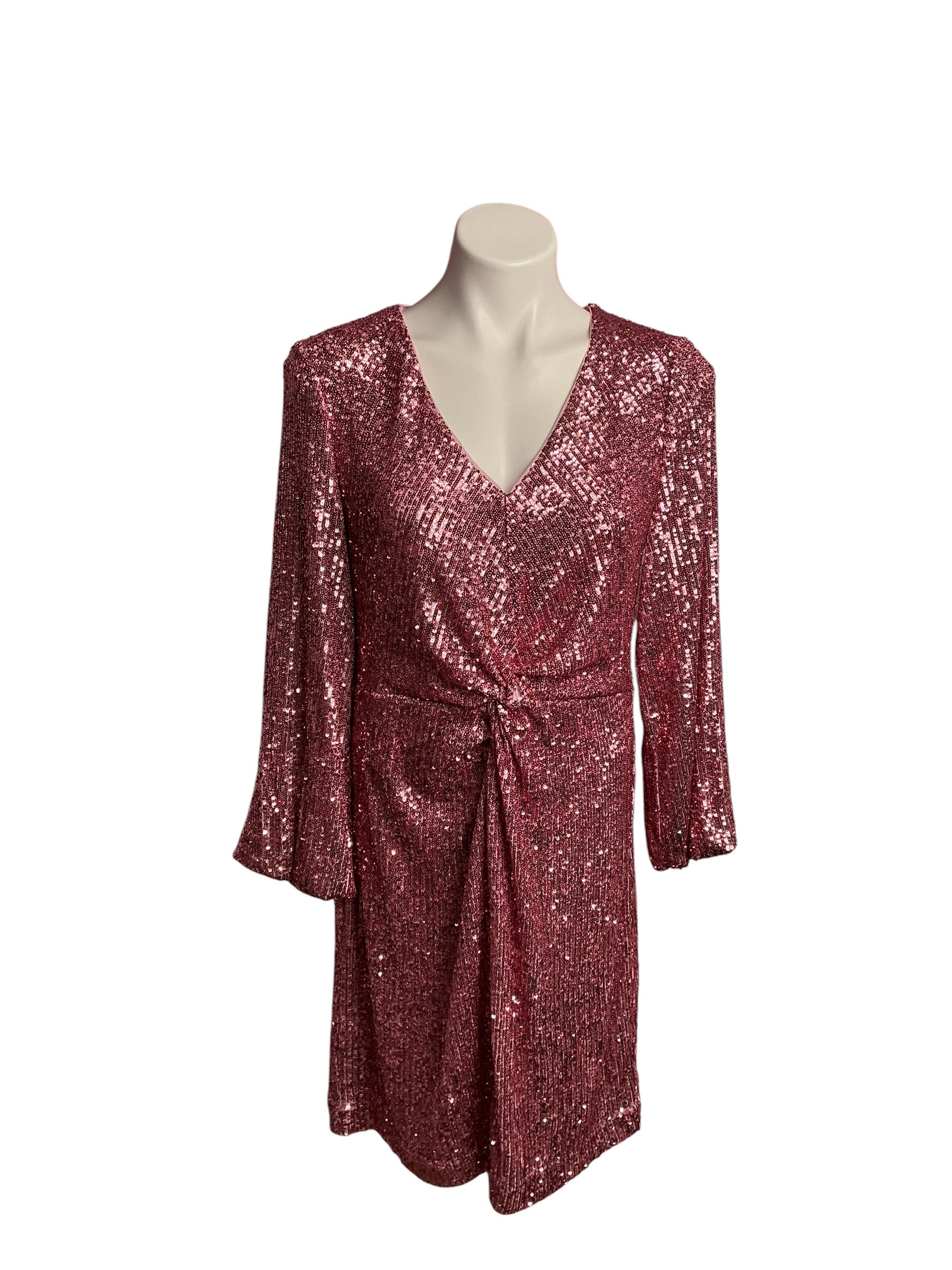 Lilly Pulitzer- NWT Estrella Sequin Dress Conch Shell Pink Treasure Box Sequin Size 6