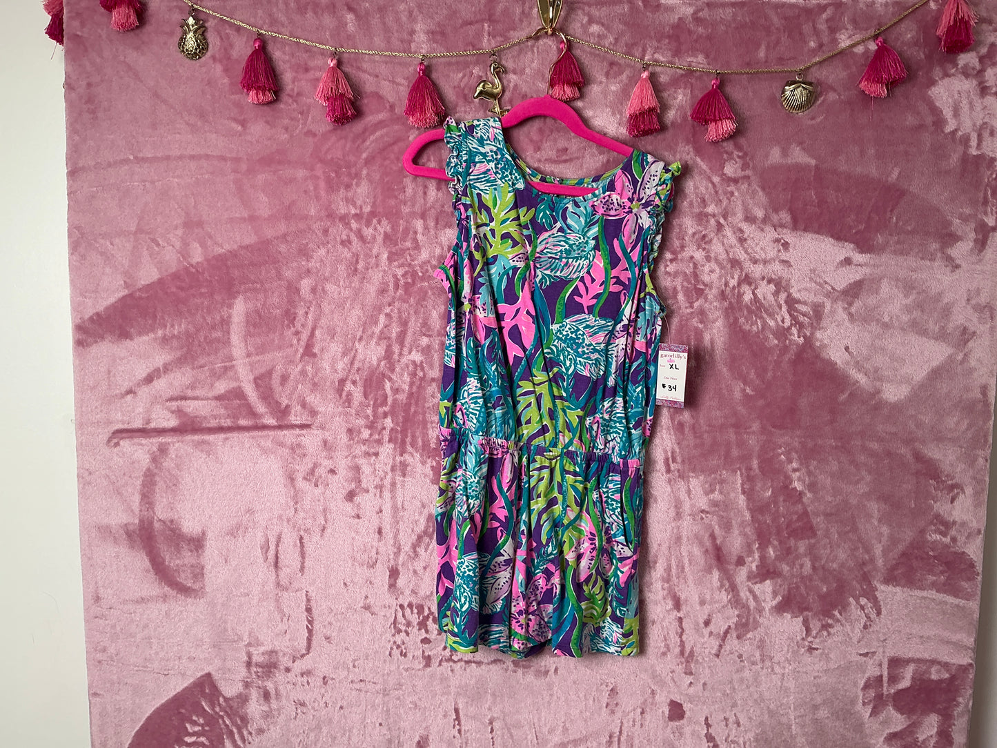 Lilly Pulitzer Kids Romper - Size XL 12-14