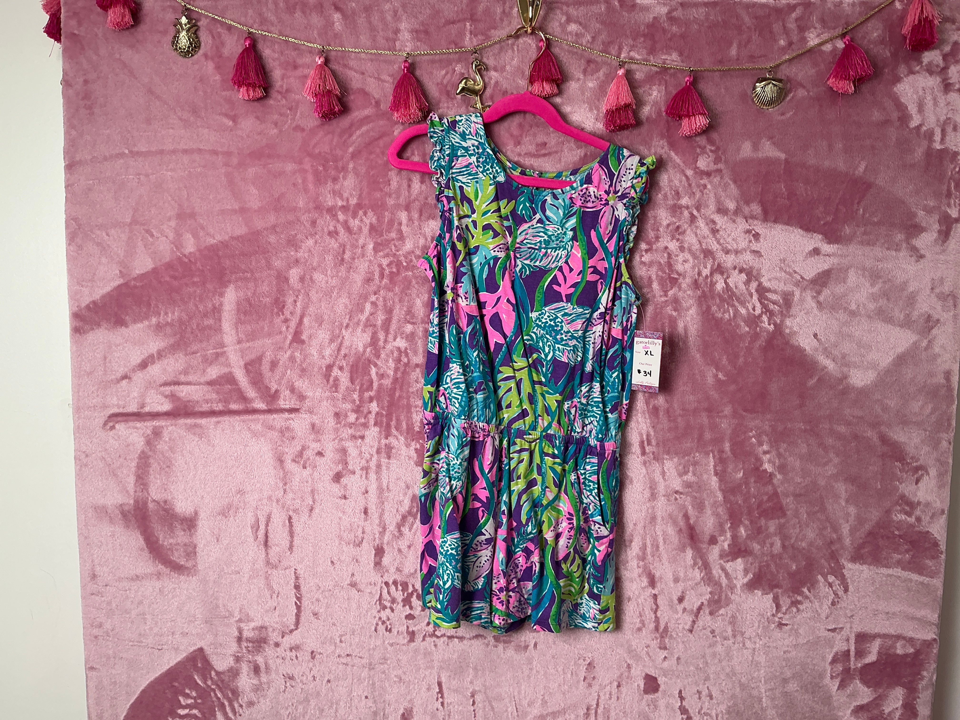 Lilly Pulitzer Kids Romper - Size XL 12-14