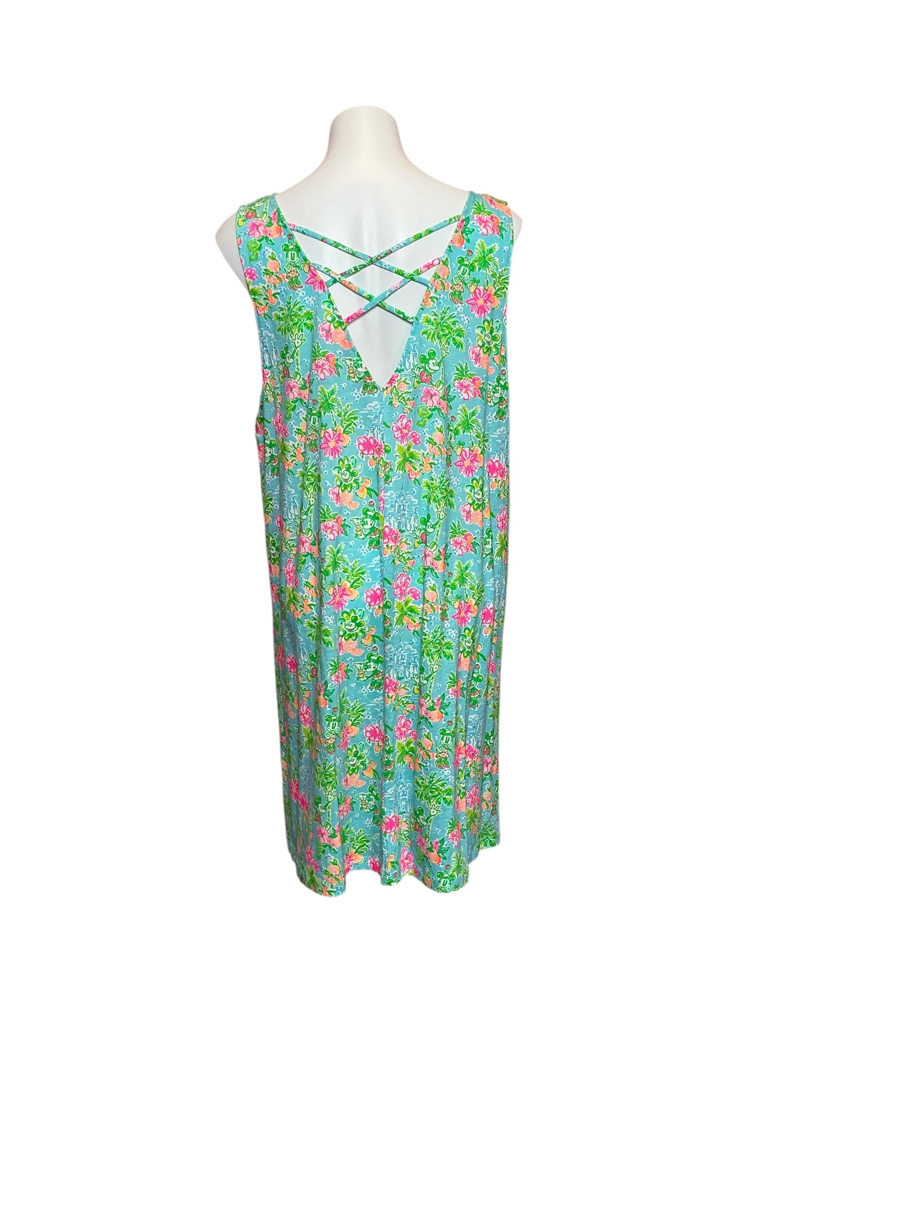 Lilly Pulitzer Kristen Dress Lilly Loves Disney XXL NWT