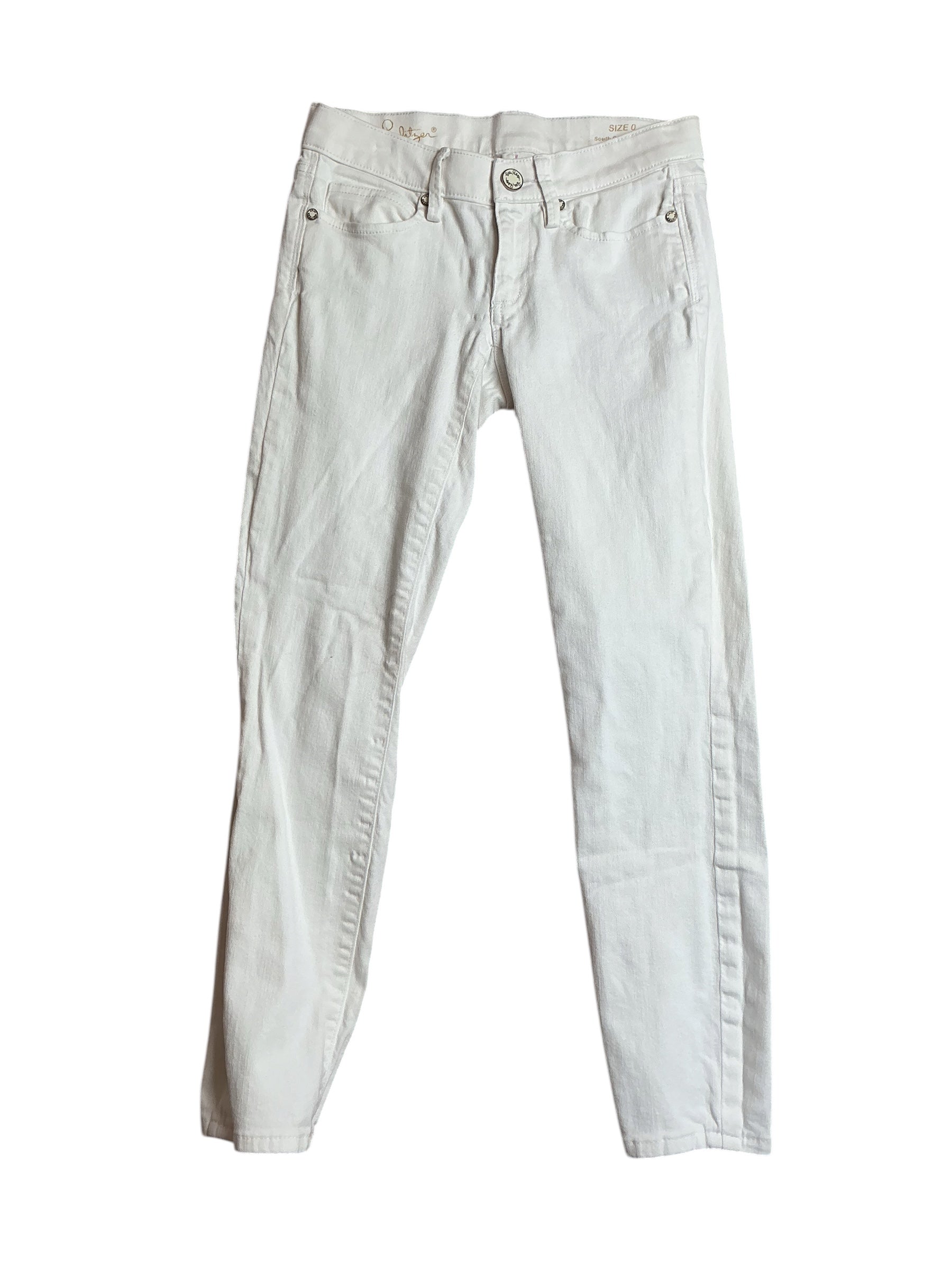 Lilly Pulitzer Worth Skinny Mini - Resort White - Size 0