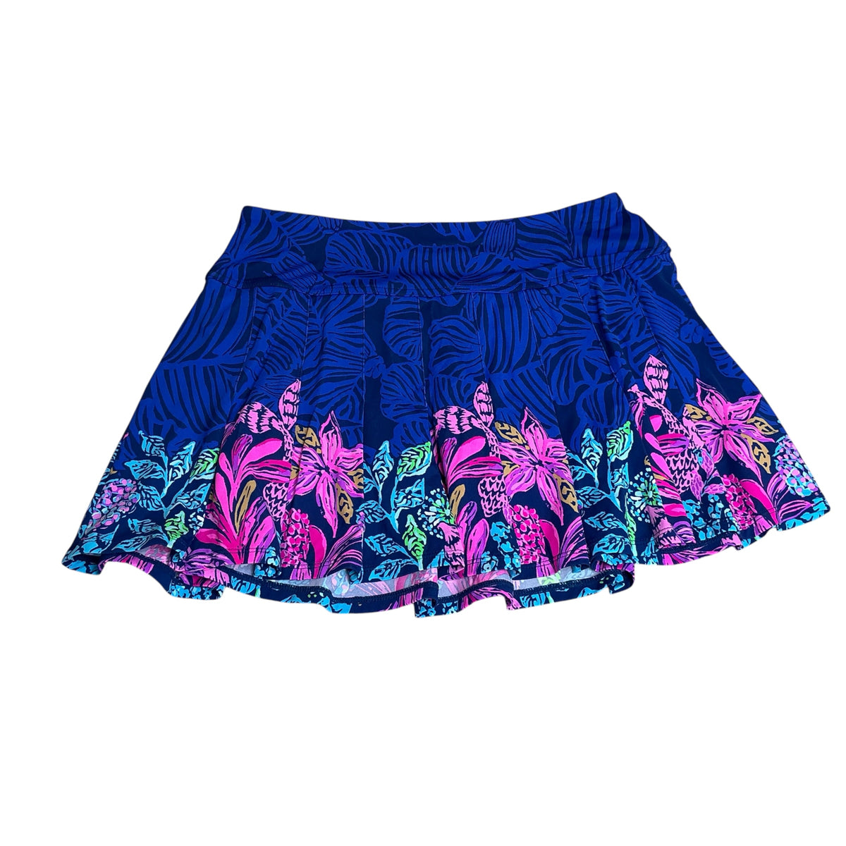 Lilly Pulitzer NWT Annora Skort UPF 50+ Aegean Navy Calypso Coast Engineered - Size S