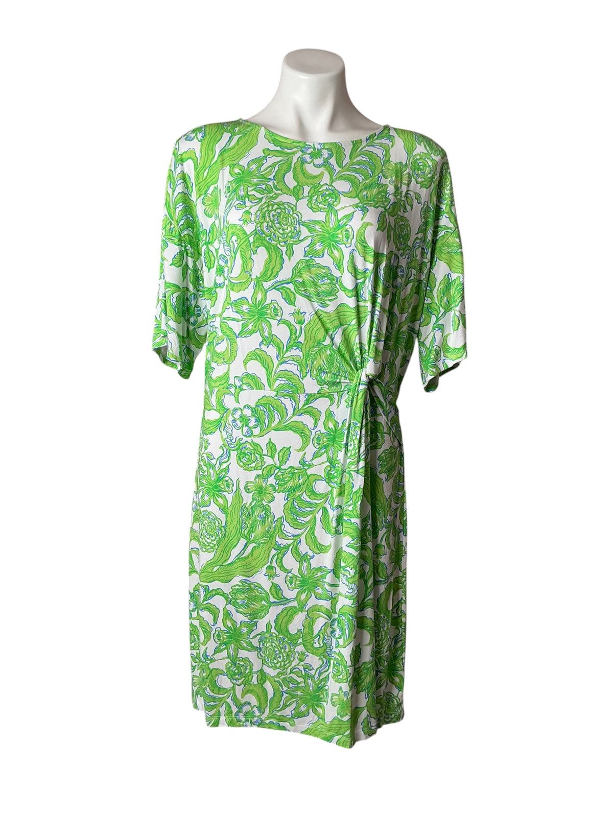 Lilly Pulitzer Shaw Dress Resort White Daffodil Hill - Size XL