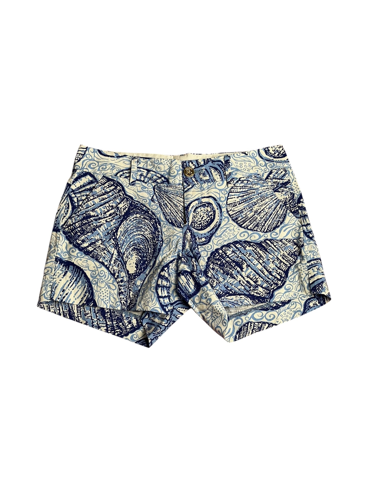 Lilly Pulitzer- Callahan Short Blue Peri Pop Up Stuffed Shells Size 4