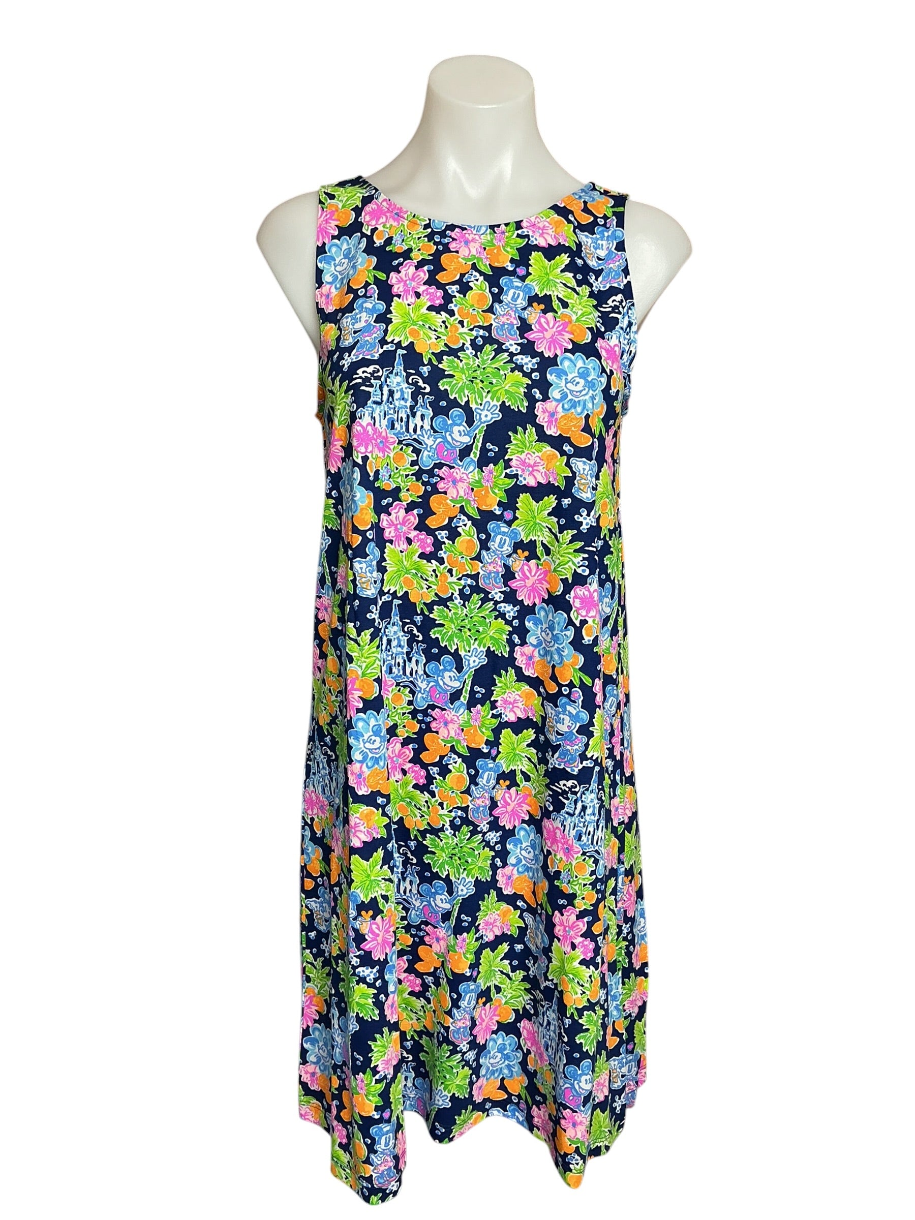Lilly Pulitzer Kirsten Dress - Aegean Navy Lilly Loves Disney - Size S